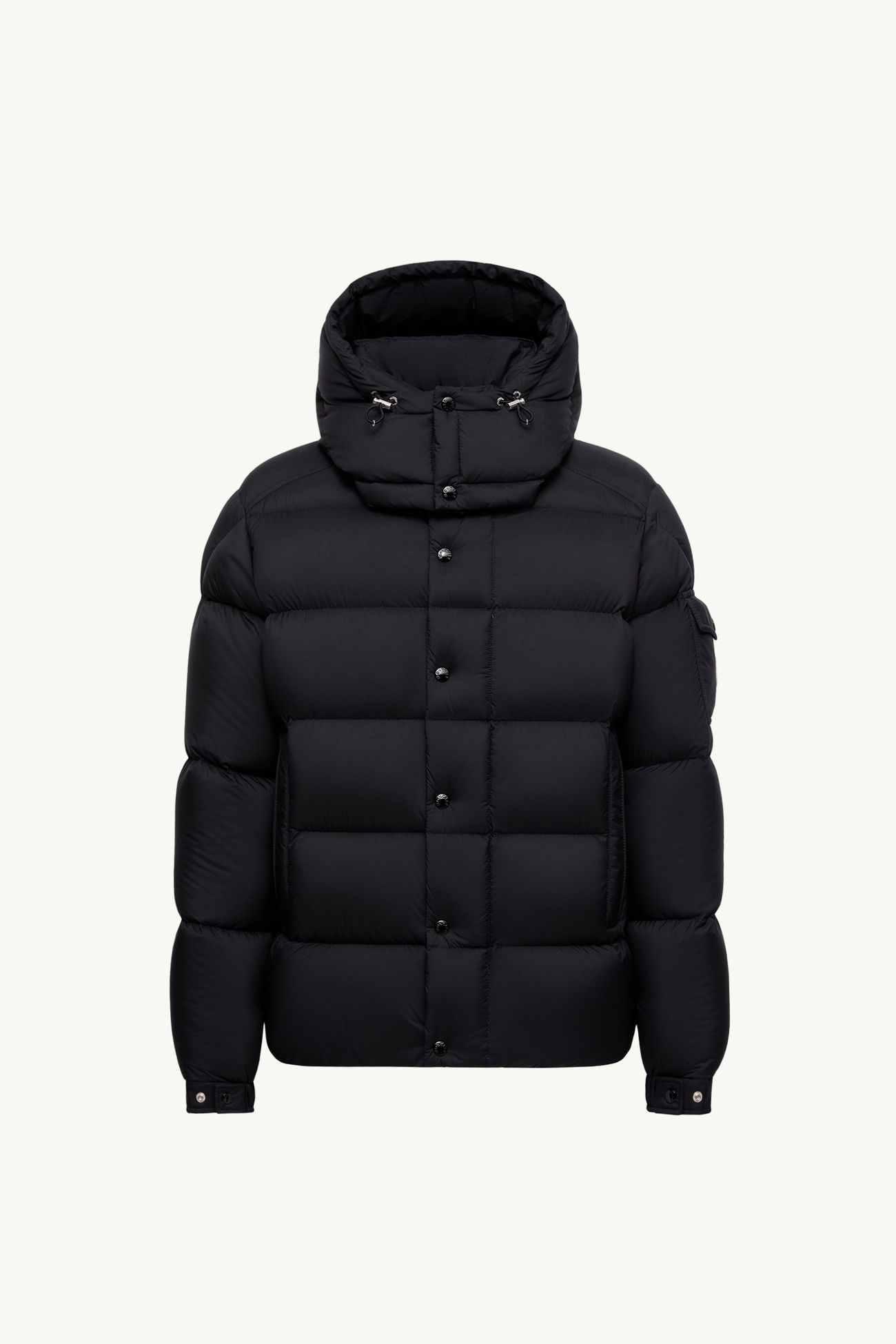 ブラック Moncler Maya 70 ショートダウンジャケット : ショートダウン 