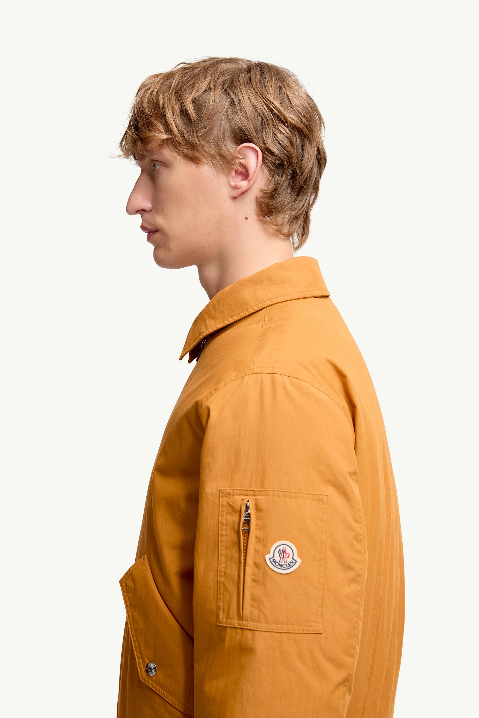 Volkuri Down Bomber Jacket Men Ochre Yellow Moncler 1