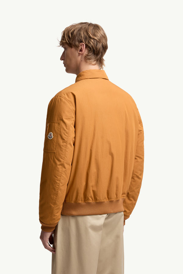 Volkuri Down Bomber Jacket Men Ochre Yellow Moncler 4