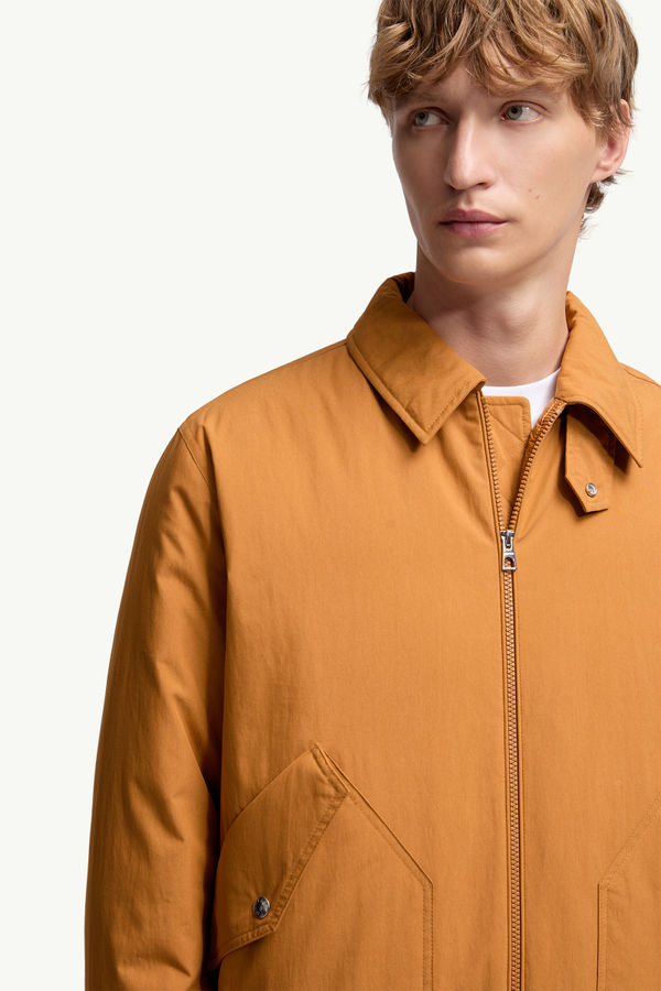 Volkuri Down Bomber Jacket Men Ochre Yellow Moncler 6