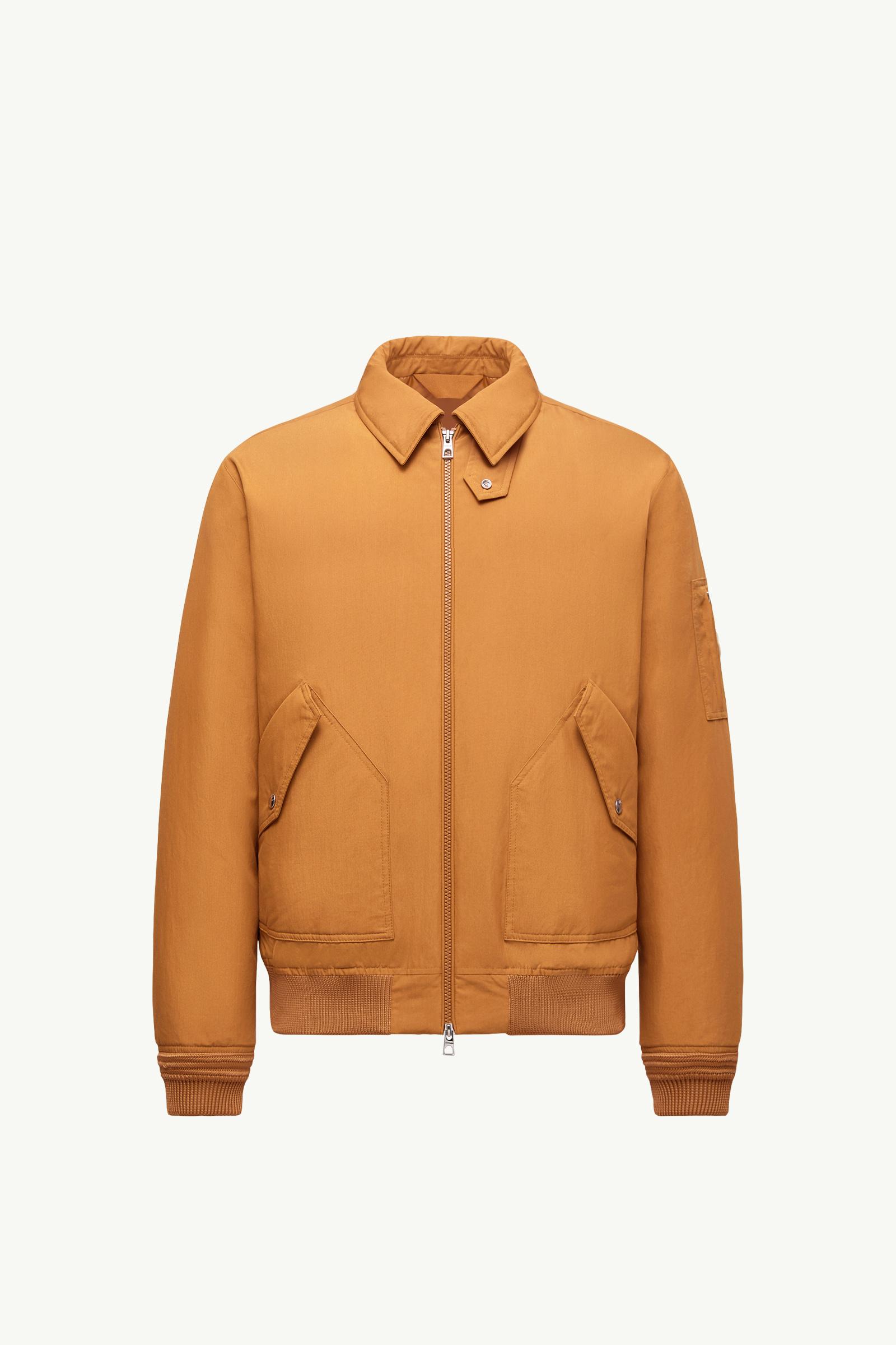 Ochre Yellow Volkuri Down Bomber Jacket - Short Down Jackets for