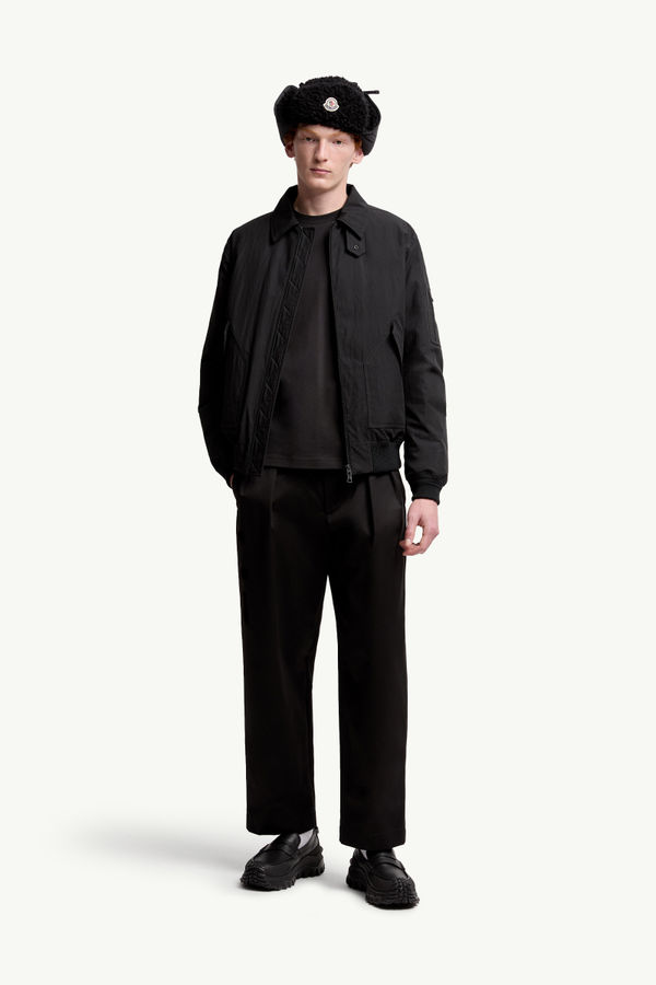 Giacca bomber imbottita Volkuri Uomo Nero Moncler 0