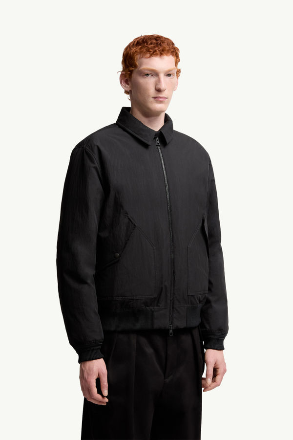 Giacca bomber imbottita Volkuri Uomo Nero Moncler 3