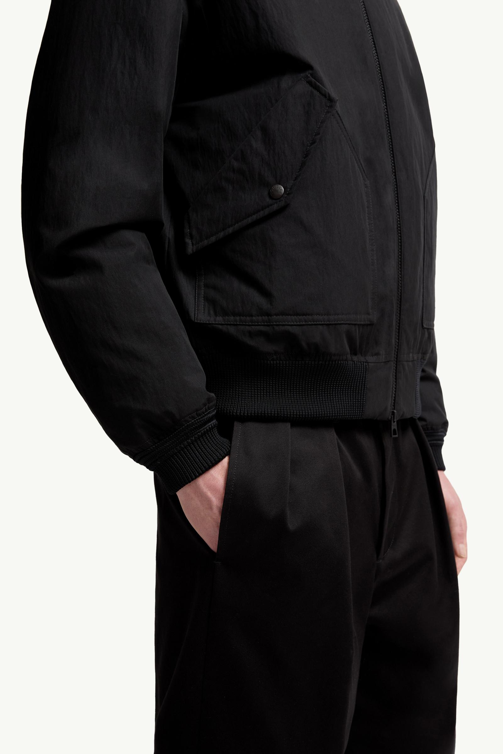 Black Volkuri Down Bomber Jacket - Short Down Jackets for Men