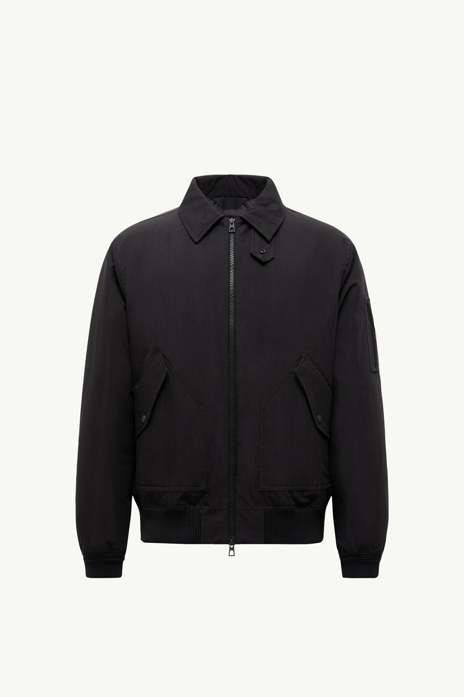 Black Volkuri Down Bomber Jacket - Short Down Jackets for Men