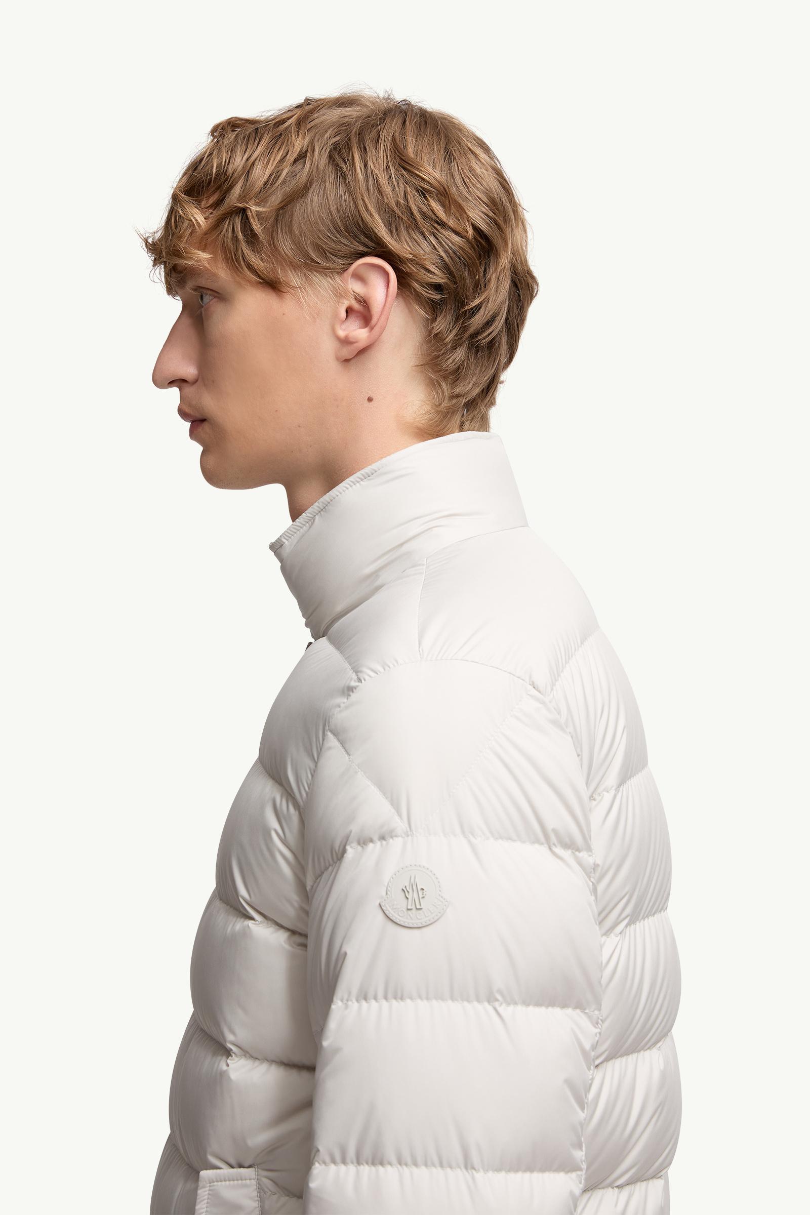 Phrier Short Down Jacket Men Ice Gray Moncler 1