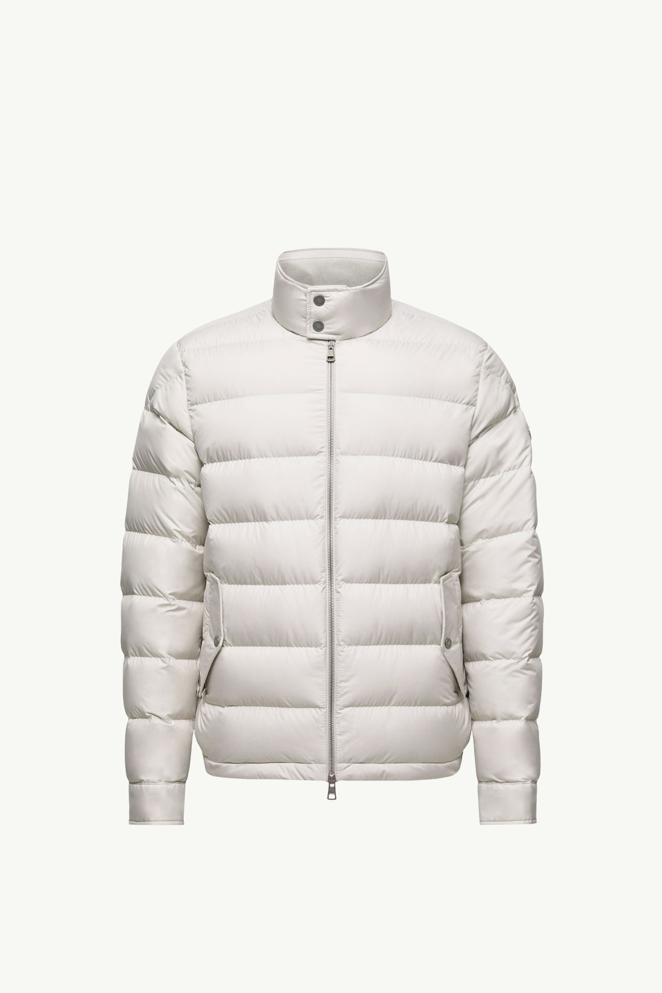 Phrier kurze Daunenjacke Herren Eisgrau Moncler 2