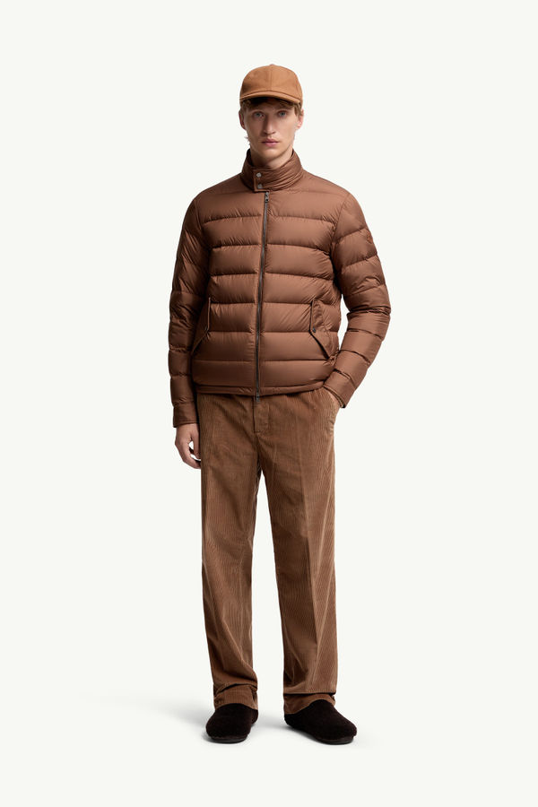 Phrier Short Down Jacket Men Brown Moncler 0