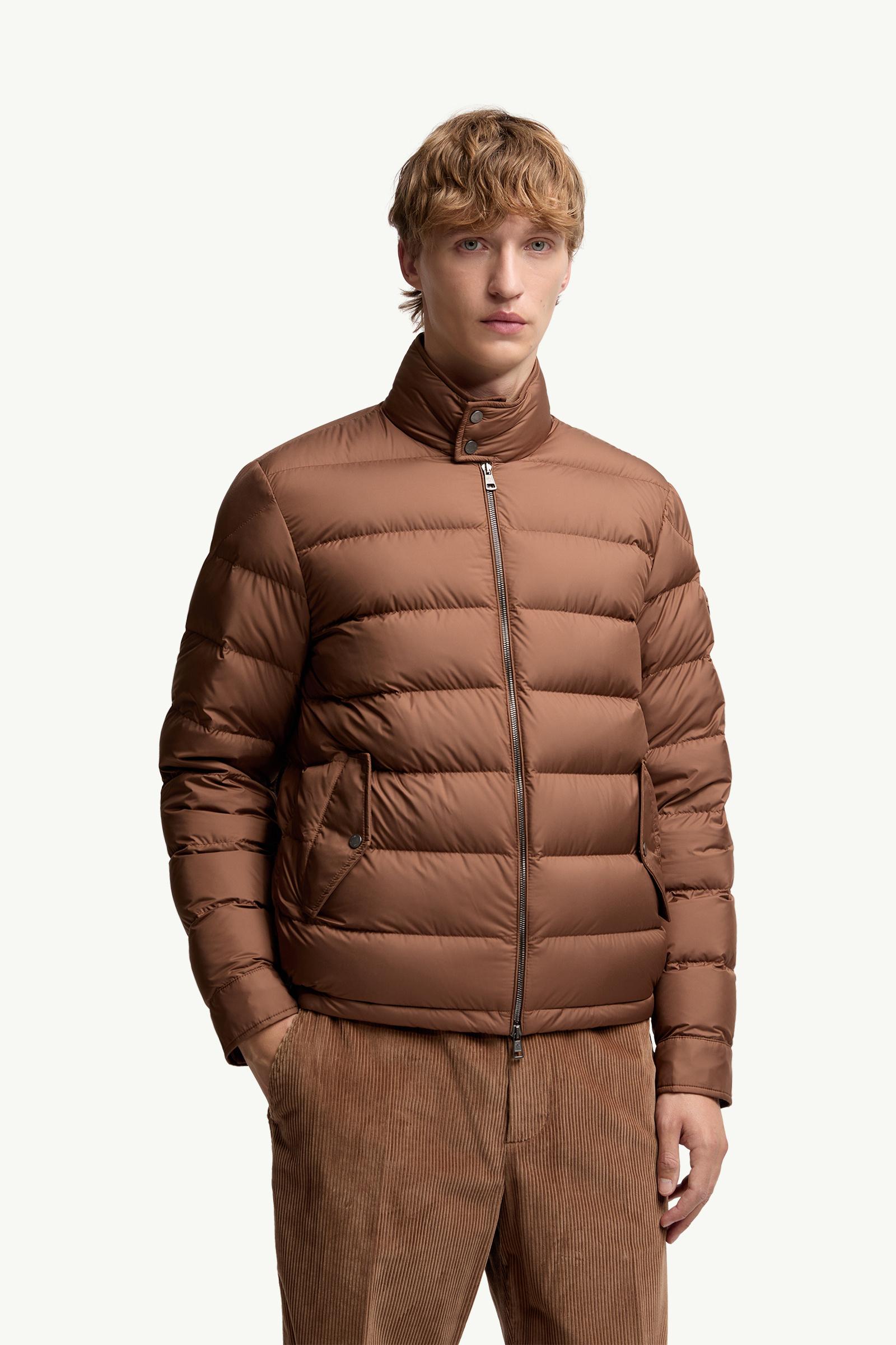 Brown Phrier Short Down Jacket - Short Down Jackets for Men