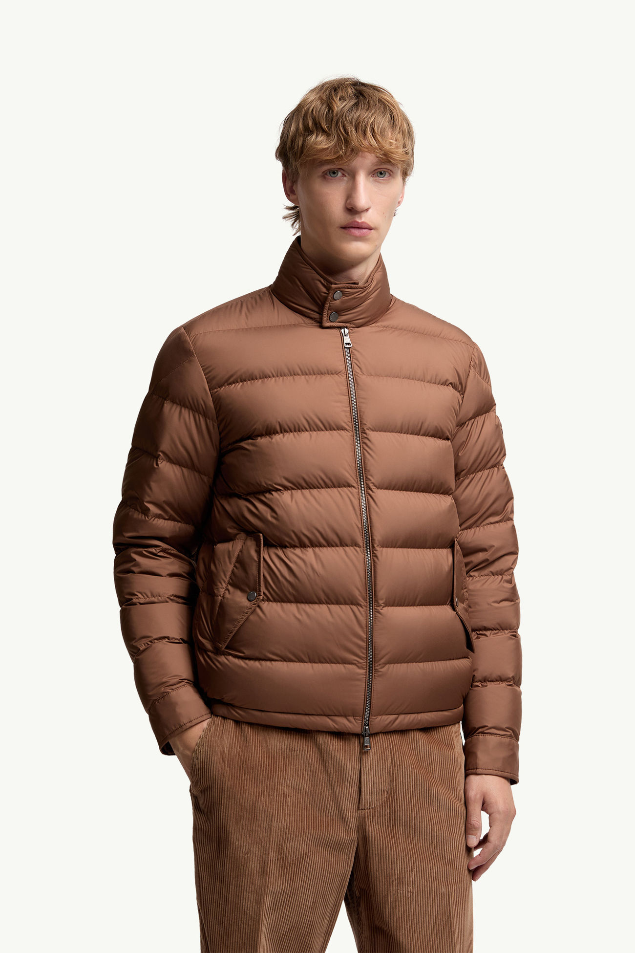Plumífero corto Phrier Hombre Marrón Moncler 3