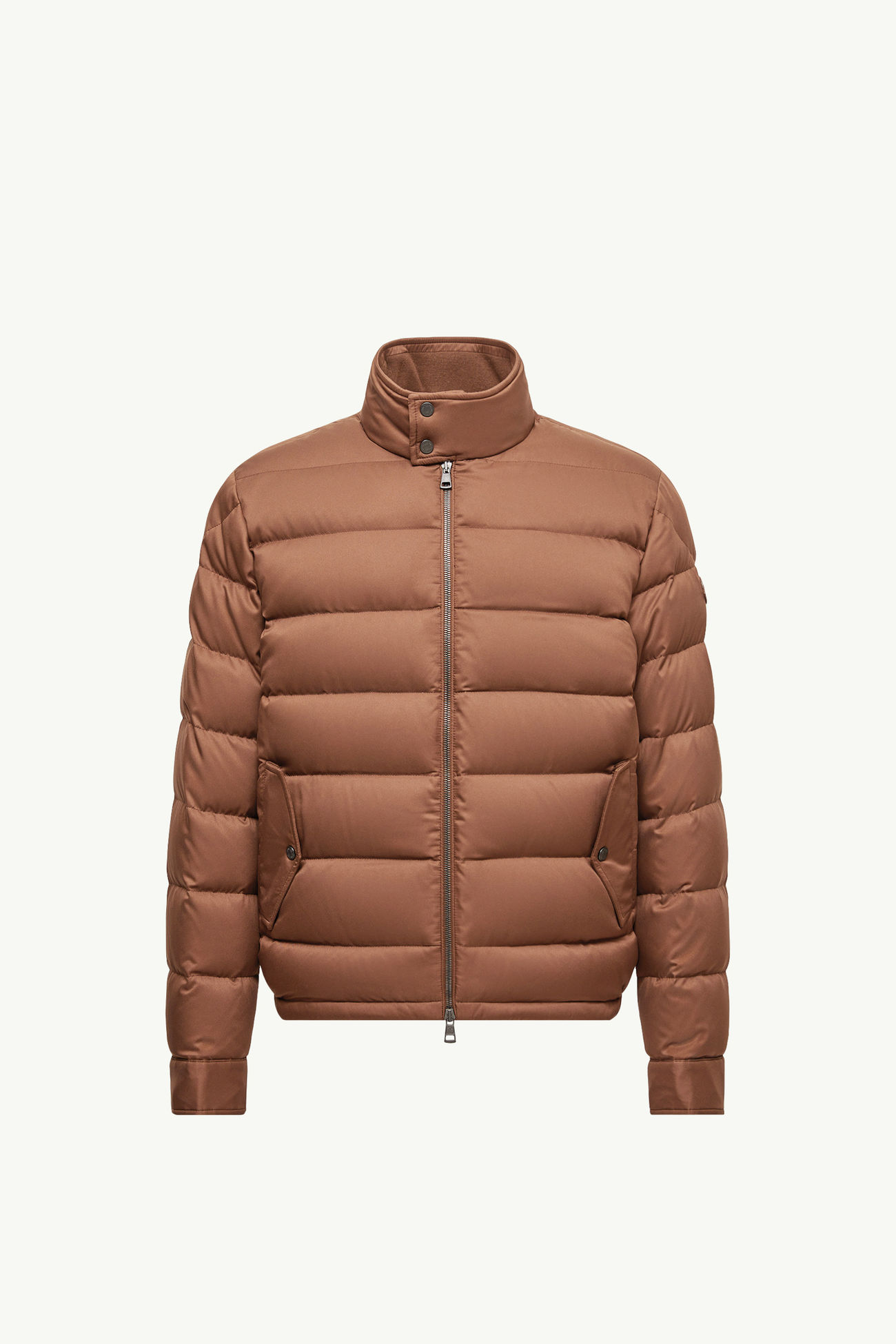 Phrier kurze Daunenjacke Herren Braun Moncler 2