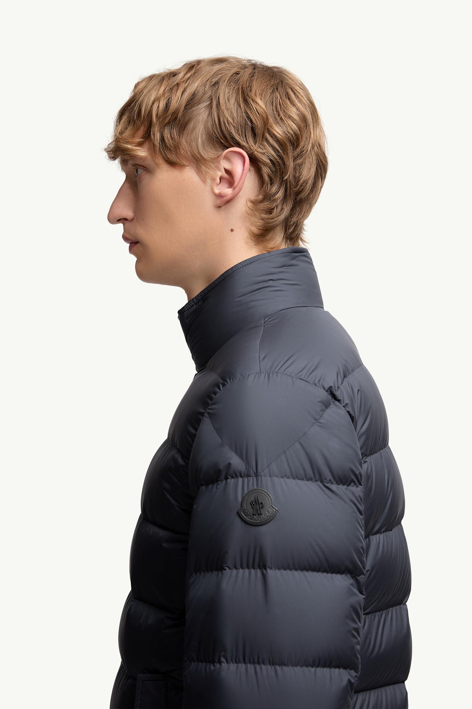 Phrier Short Down Jacket Men Navy Blue Moncler 1