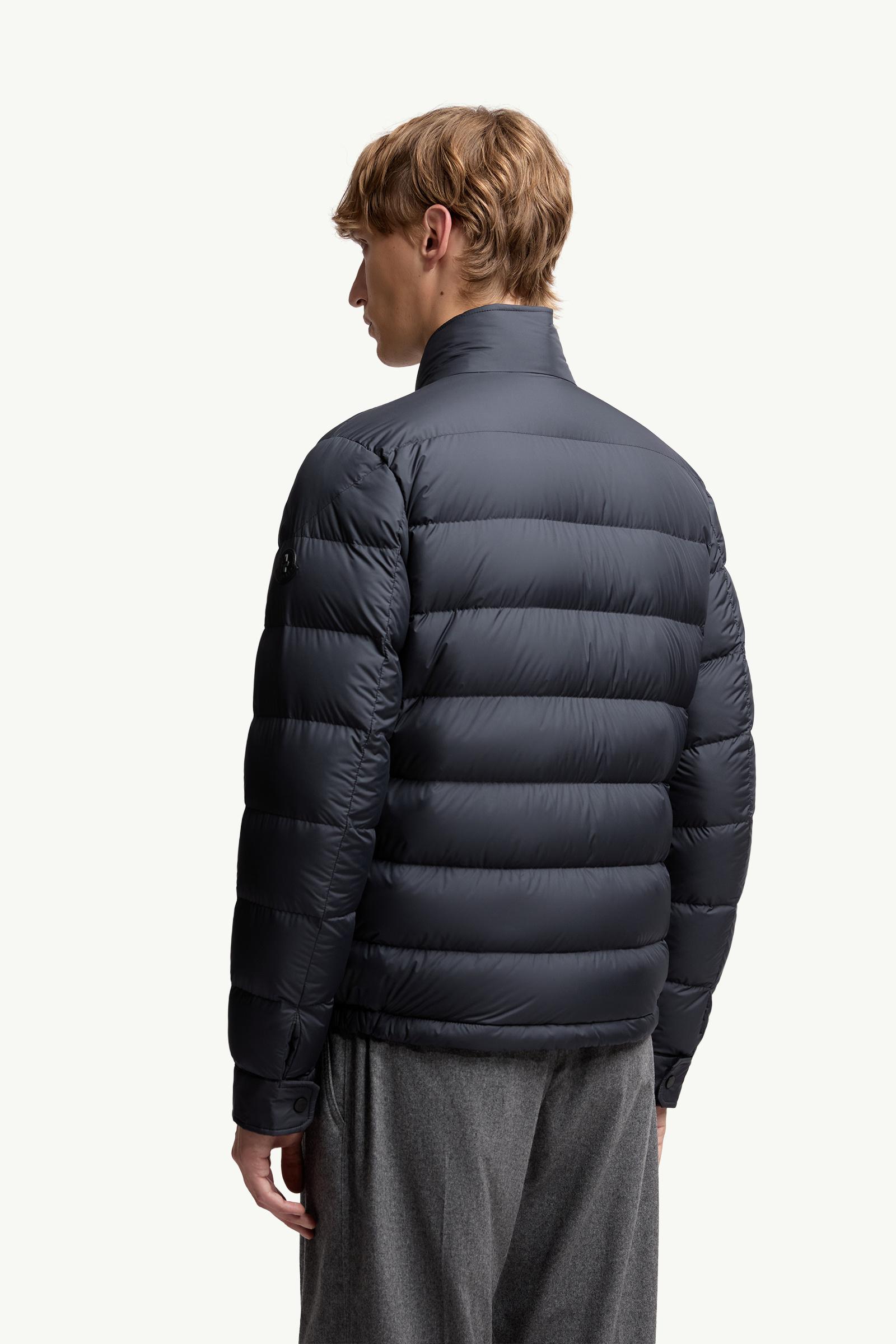 MONCLER ネイビー ジャンパー Navy Blue Moncler Maya Hooded Short Down Jacket - Short Down