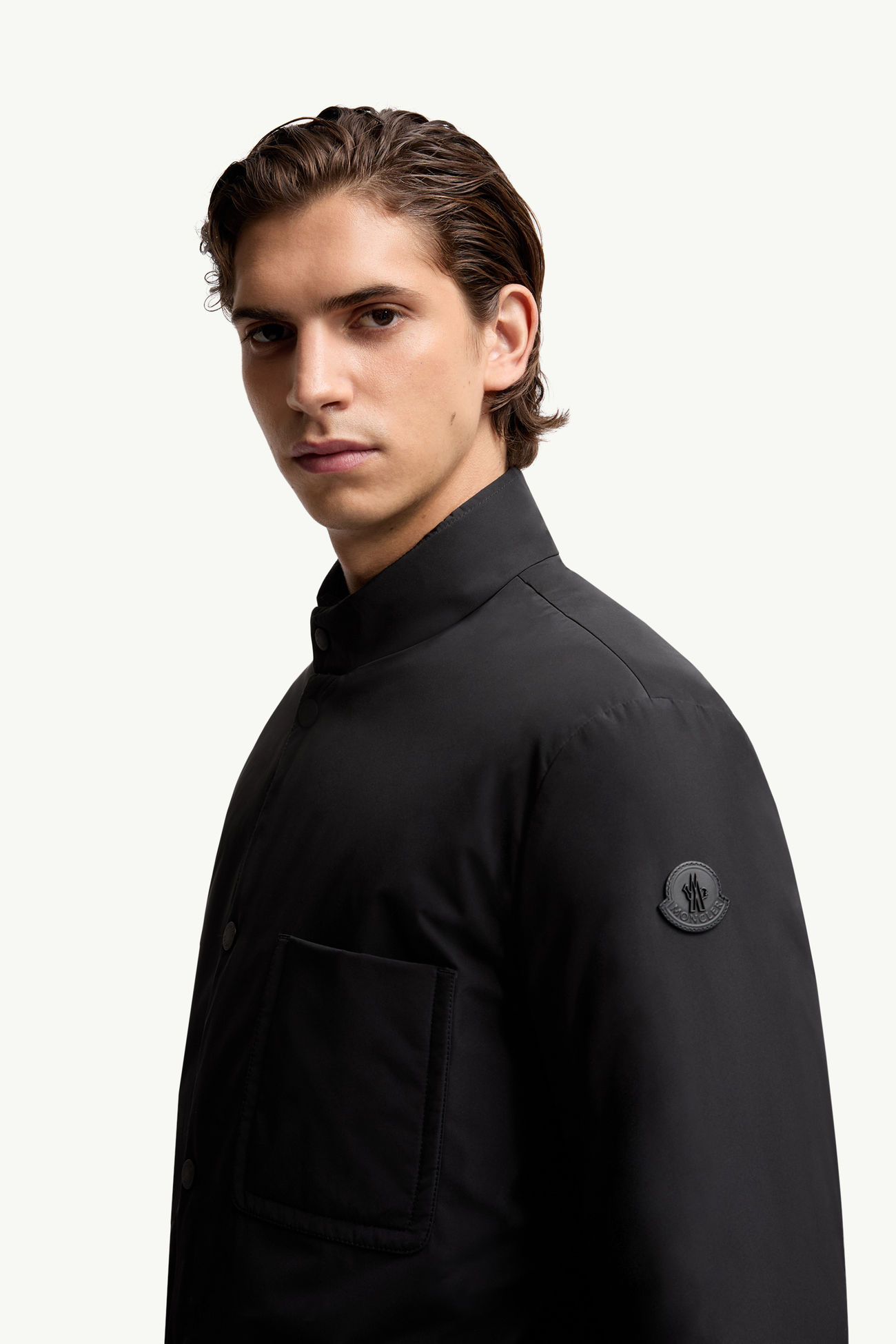 Plumífero corto reversible Ouille Hombre Negro Moncler 1