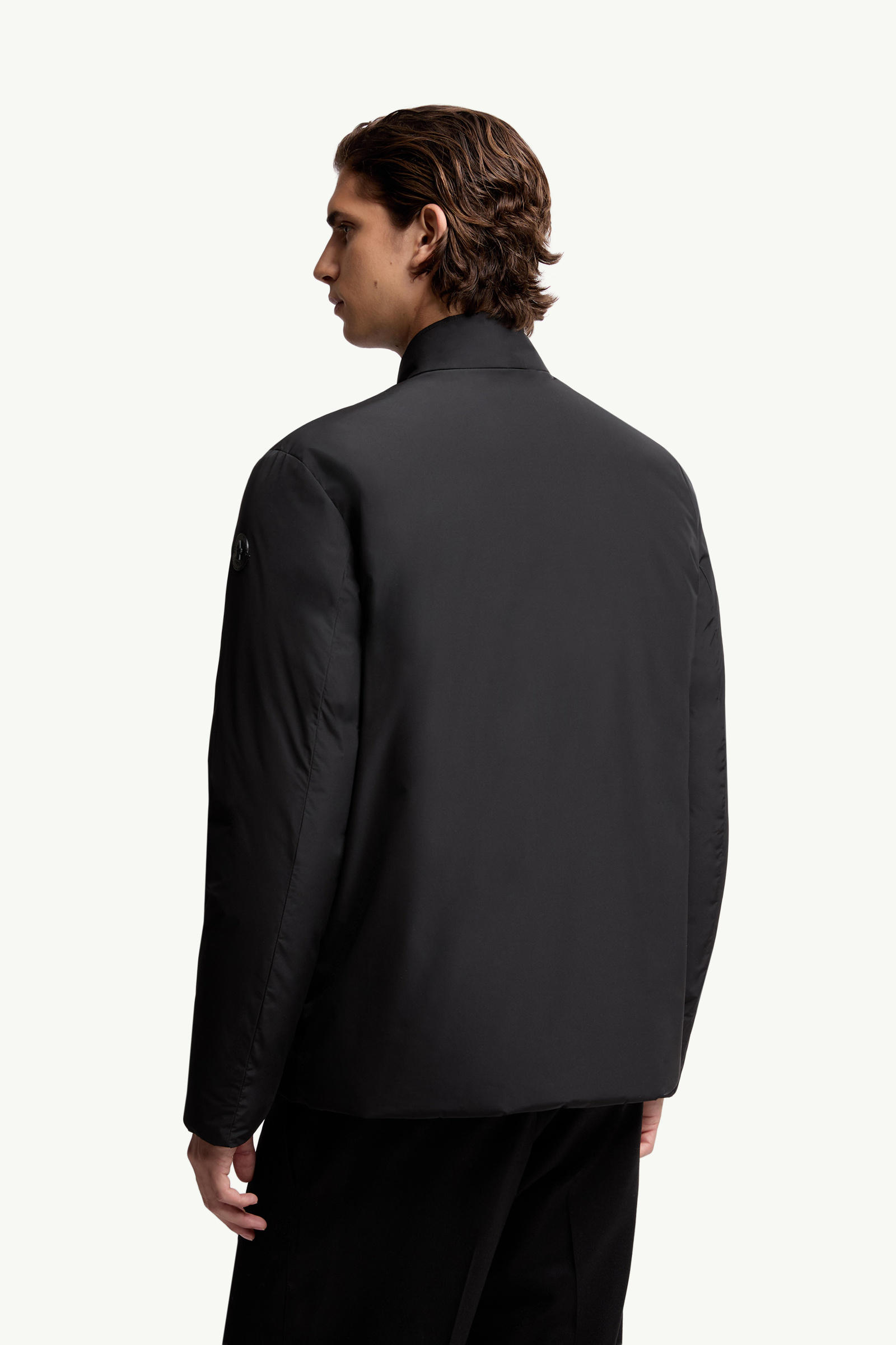 Ouille Reversible Short Down Jacket Men Black Moncler 4