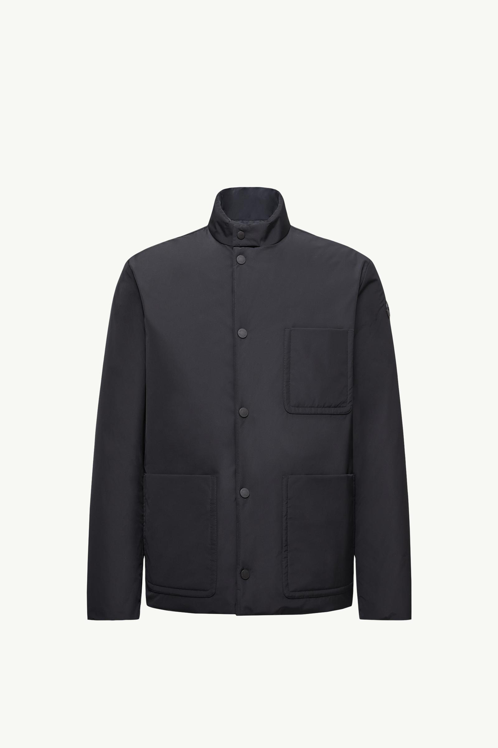 Black Ouille Reversible Short Down Jacket - Short Down Jackets for
