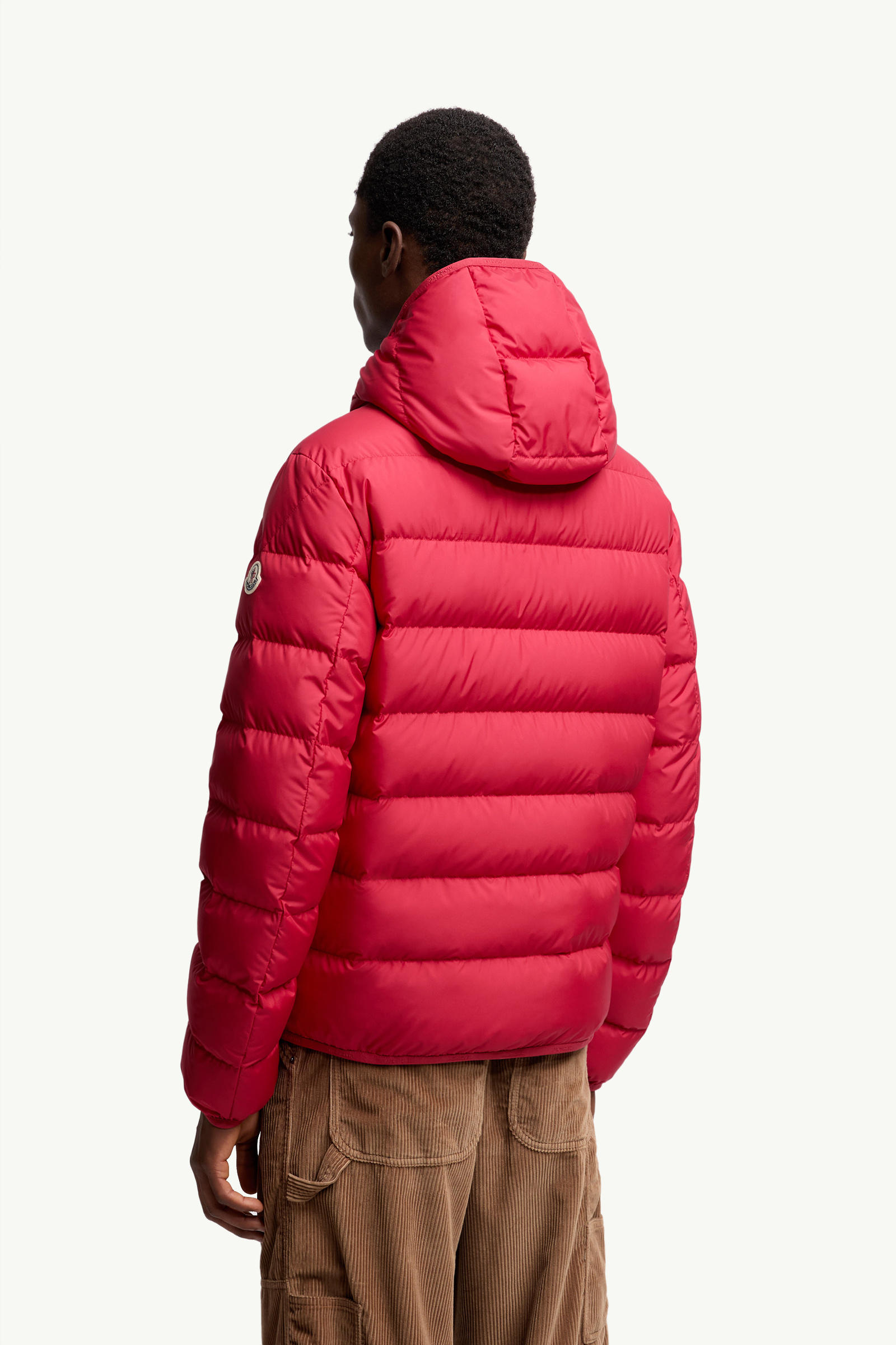 Montbrocq Hooded Short Down Jacket Men Red Moncler 4