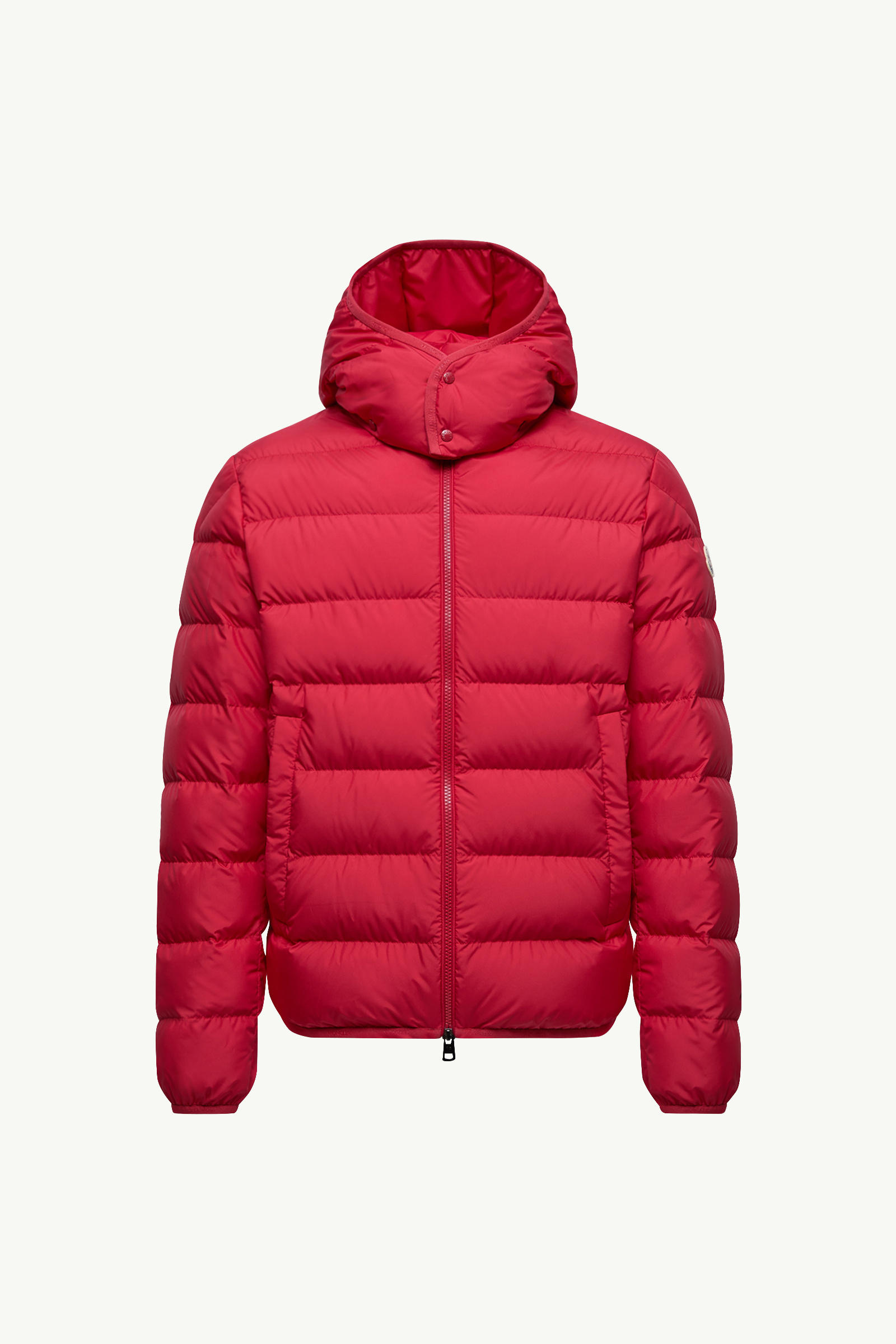 Montbrocq Hooded Short Down Jacket Men Red Moncler 2