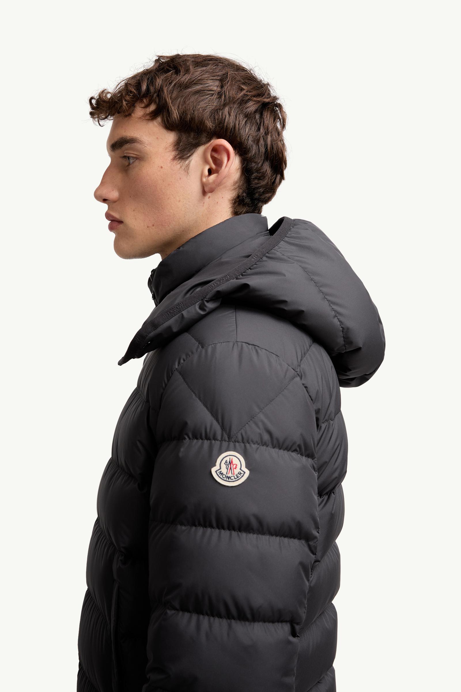 Montbrocq Hooded Short Down Jacket Men Black Moncler 1