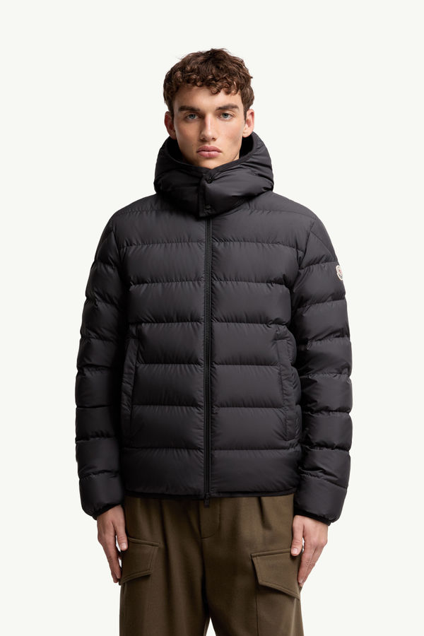 Montbrocq Hooded Short Down Jacket Men Black Moncler 3