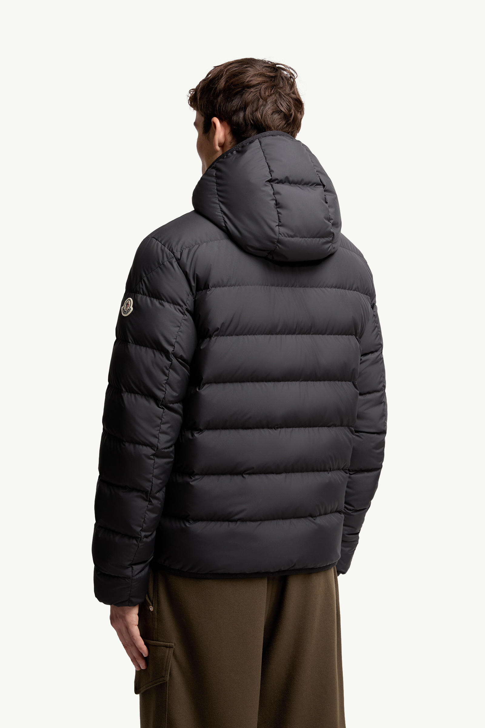 Piumino corto con cappuccio Montbrocq Uomo Nero Moncler 4