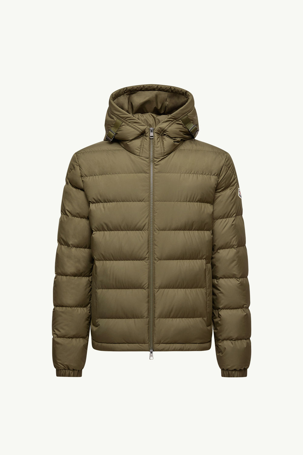 Laveraet Hooded Short Down Jacket Men Olive Green Moncler 2