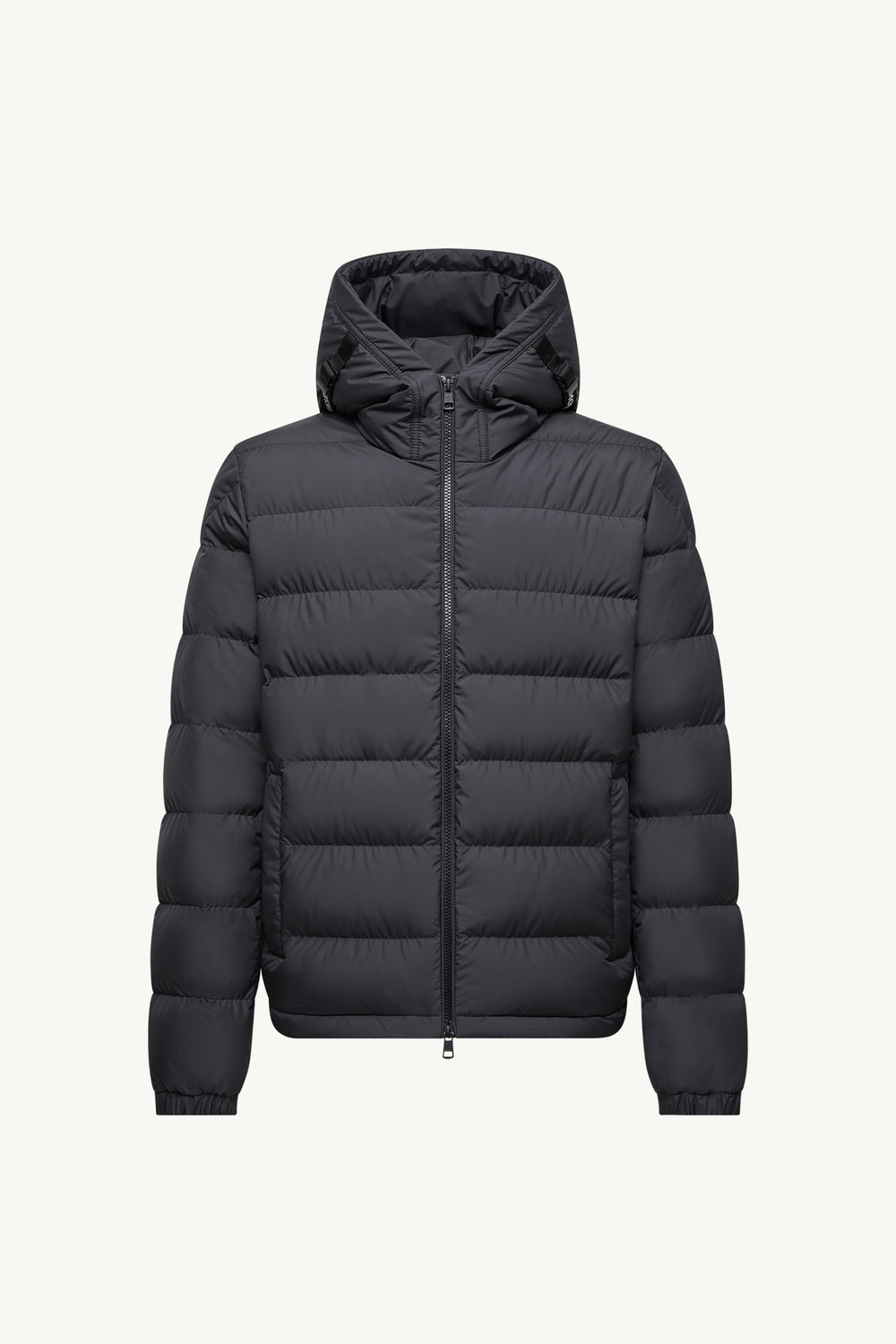Laveraet Hooded Short Down Jacket Men Black Moncler 2