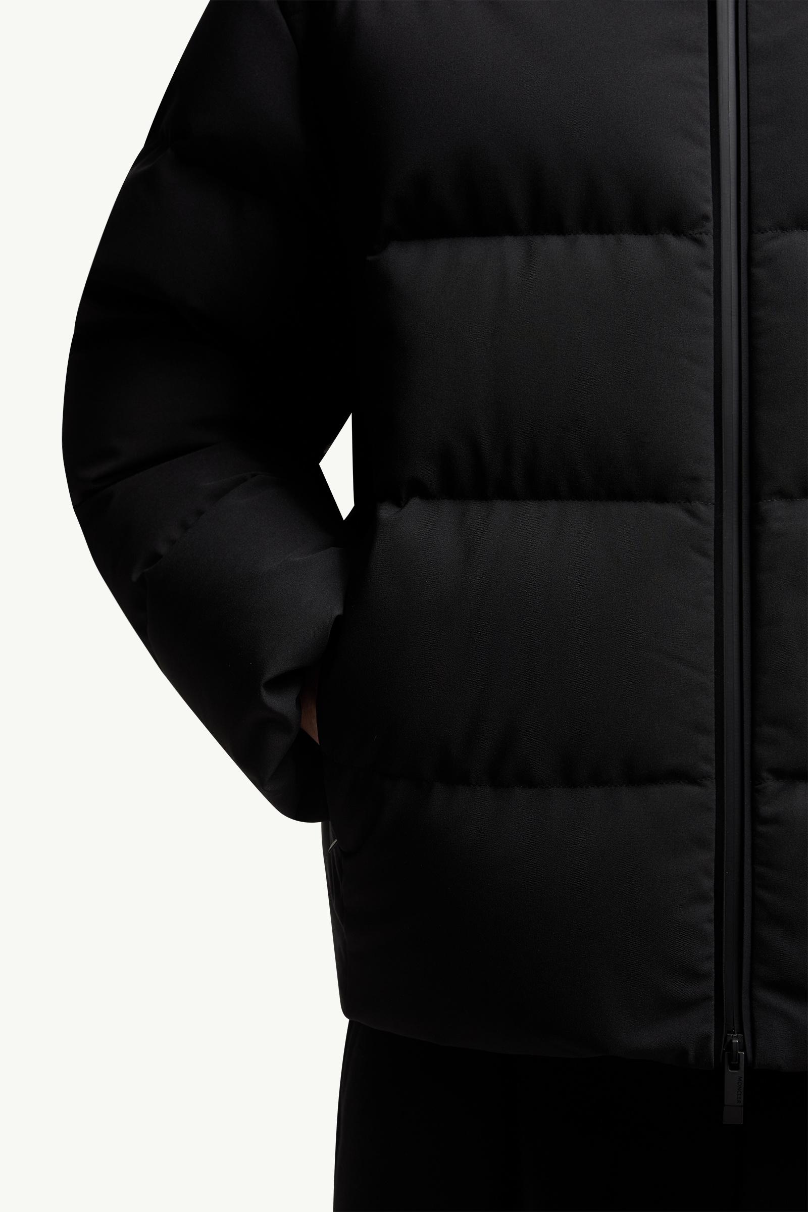 Black Languedoc Hooded Short Down Jacket - Short Down Jackets for