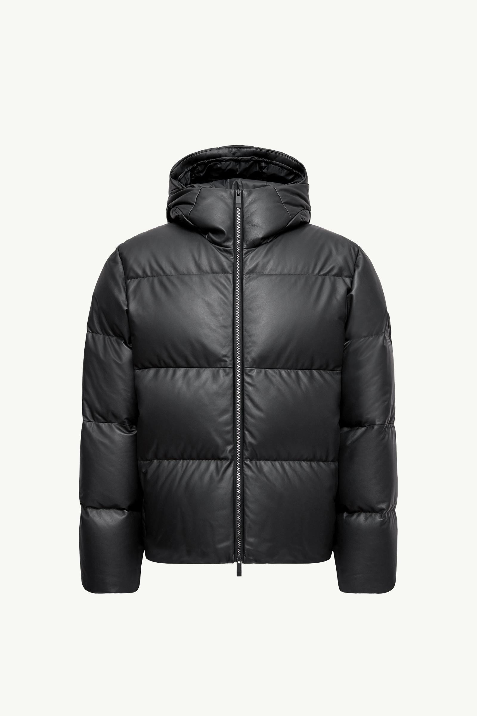 Mentone Hooded Nappa Leather Short Down Jacket_findInBoutique_image