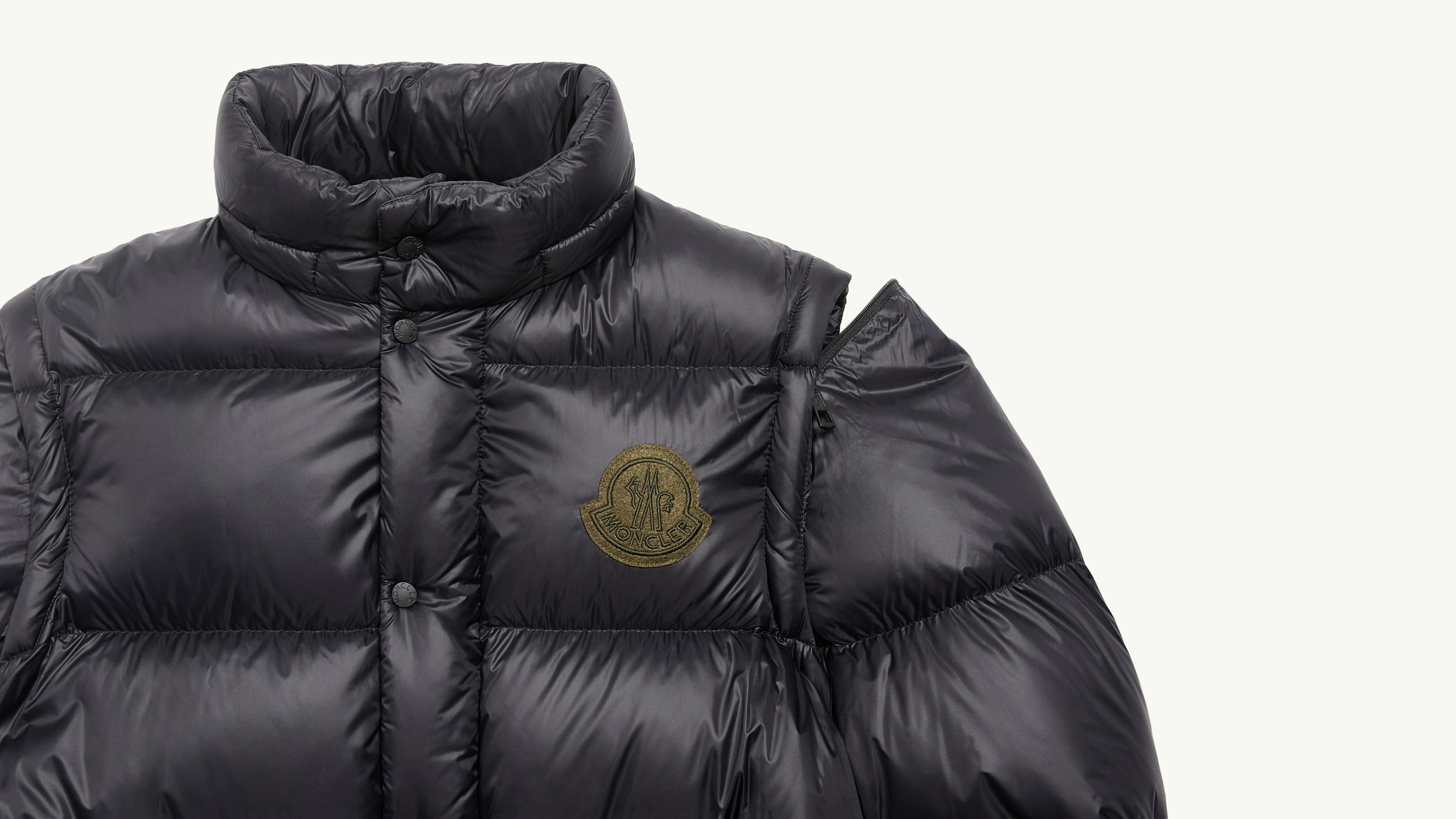 Dark Blue Cyclone 2-in-1 Hooded Short Down Jacket - Short Down