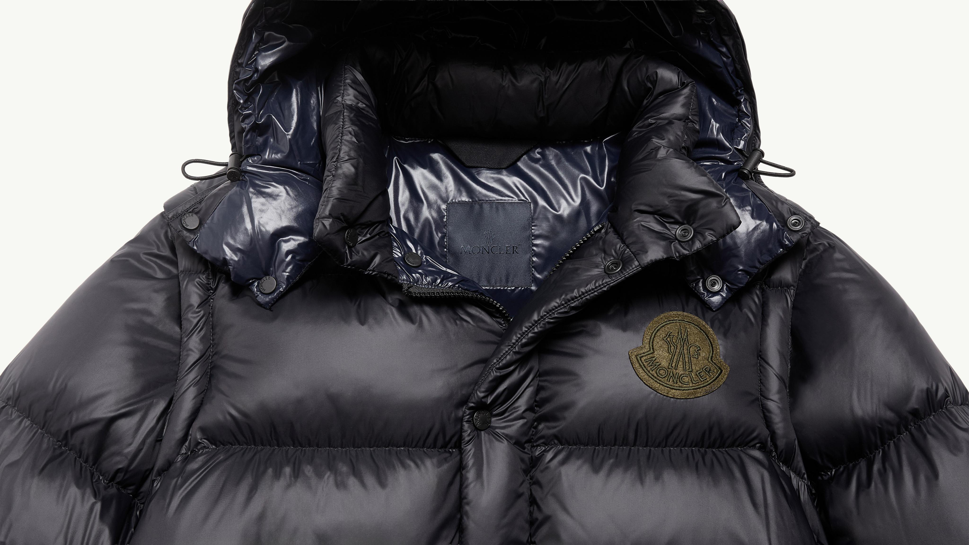Dark Blue Cyclone 2-in-1 Hooded Short Down Jacket - Short Down