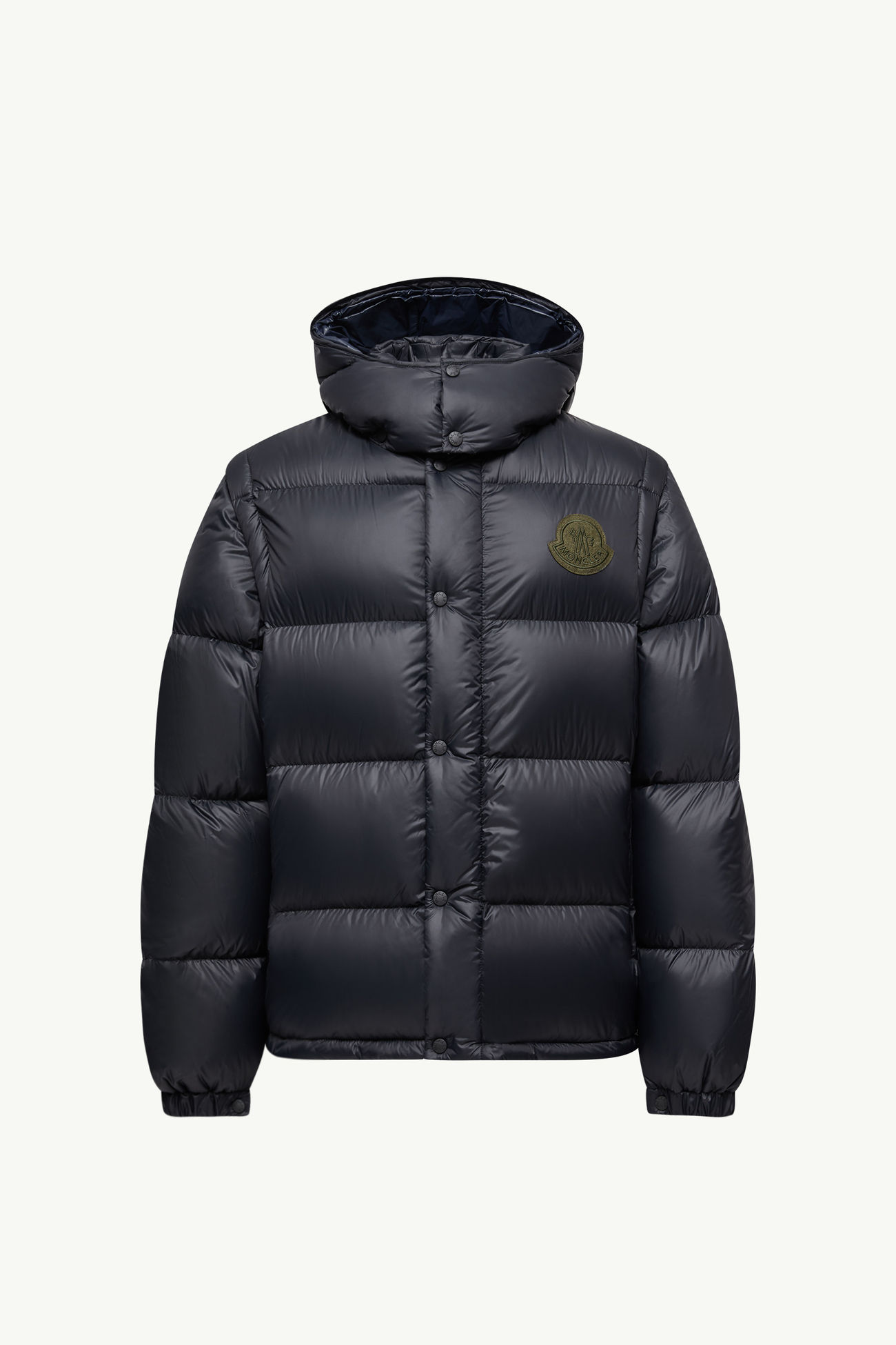 Piumino corto con cappuccio Cyclone 2-in-1 Uomo Blu Scuro Moncler 2