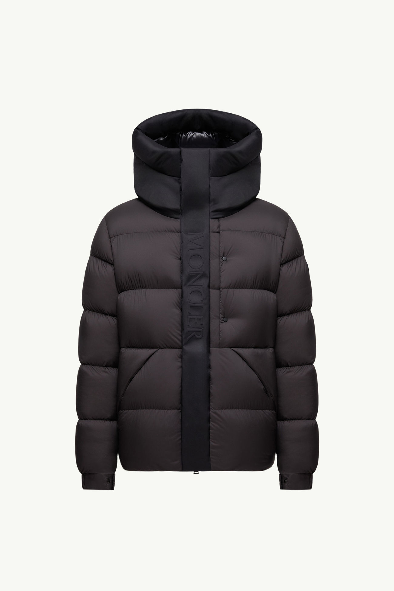 ブラウン Madeira Hooded Short Down Jacket : ショートダウン 