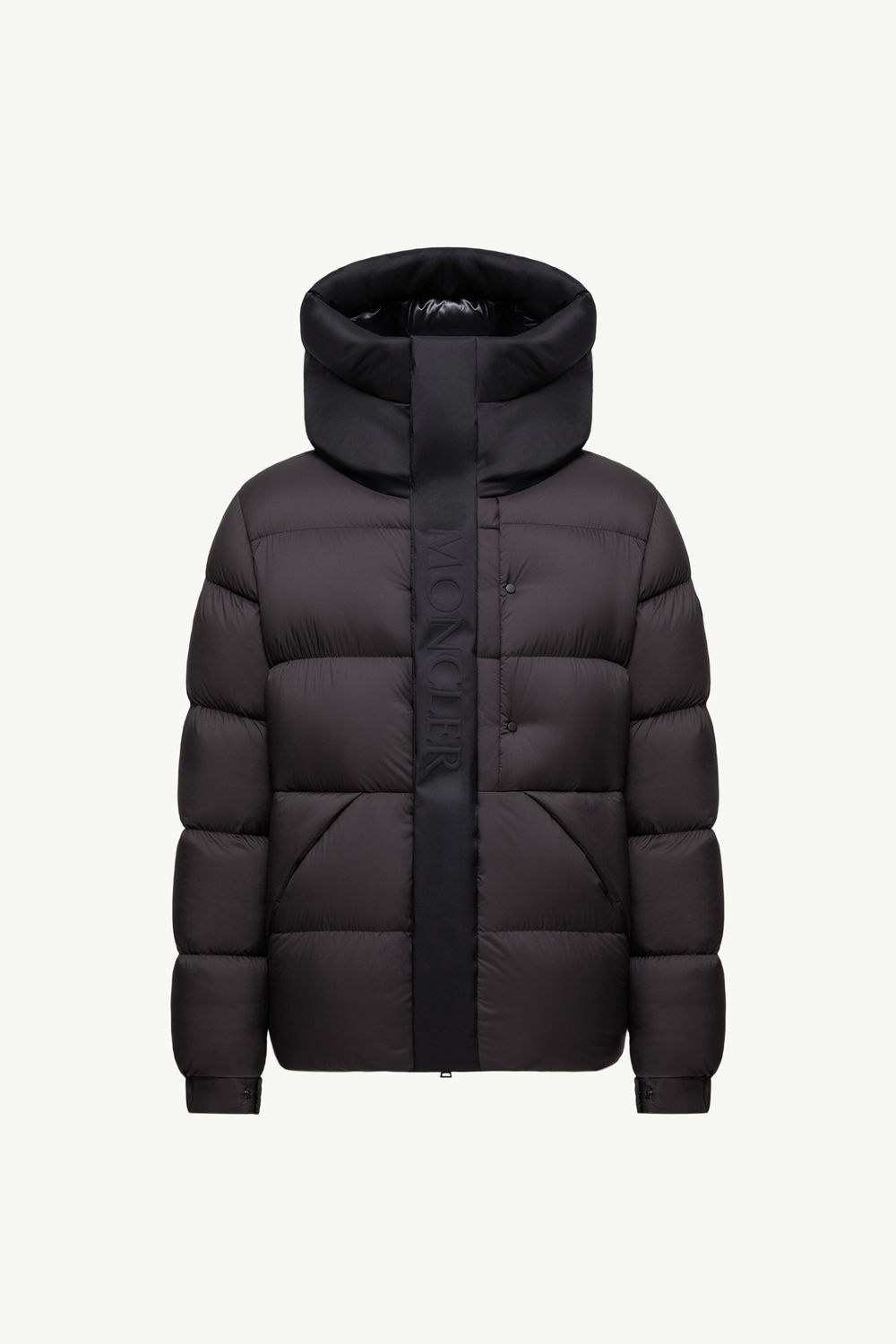 Madeira Hooded Short Down Jacket Men Brown Moncler 2