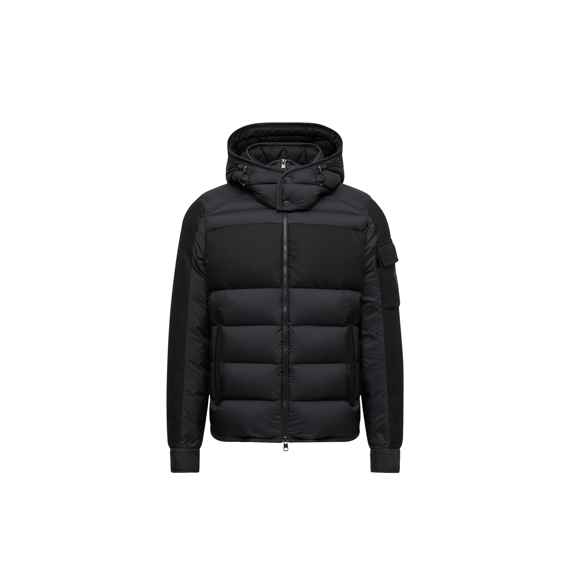 Moncler Collection Men's Short Down Jacket - Black - Size 4