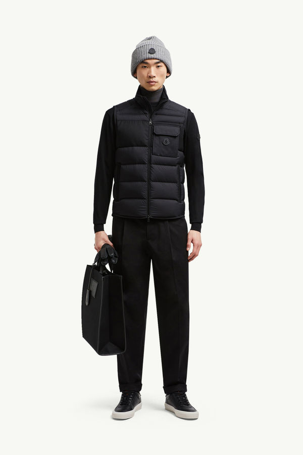 Chal plumífero Estagnous Hombre Negro Moncler 0