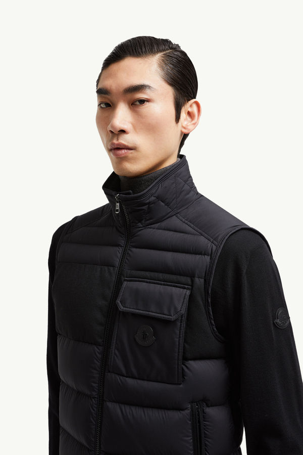 Chal plumífero Estagnous Hombre Negro Moncler 1