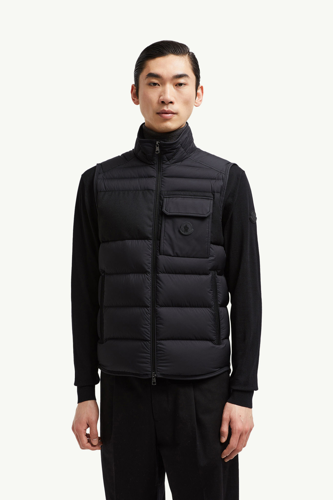Gilet imbottito Estagnous Uomo Nero Moncler 3