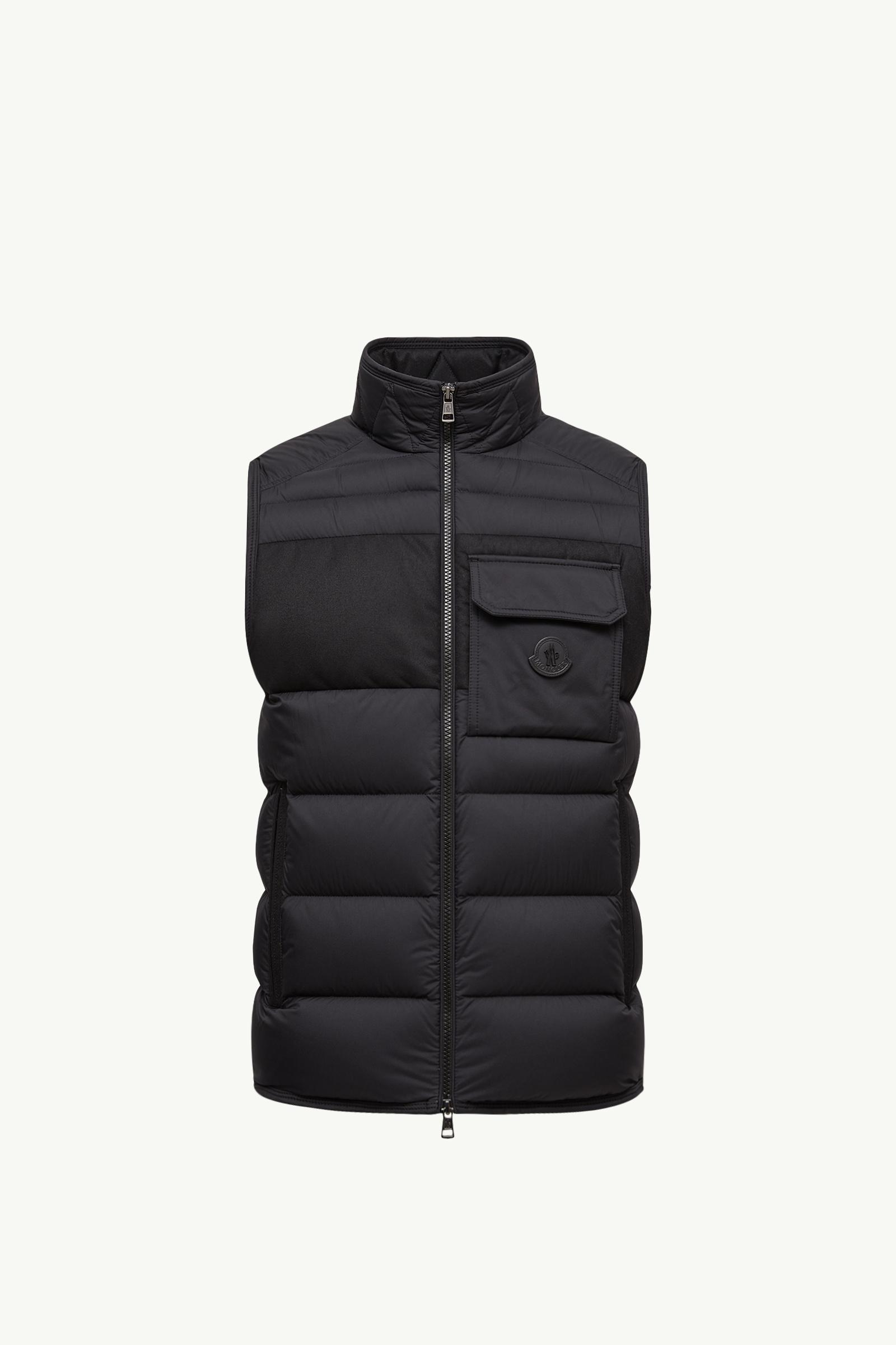 MONCLER　down vest black size3 Black Down Vest - Vests for Men | Moncler US