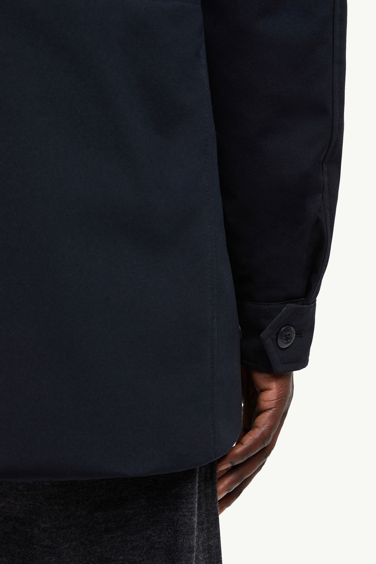 Fowey Reversible Hooded Mid-Length Down Jacket Men Navy Blue Moncler 6