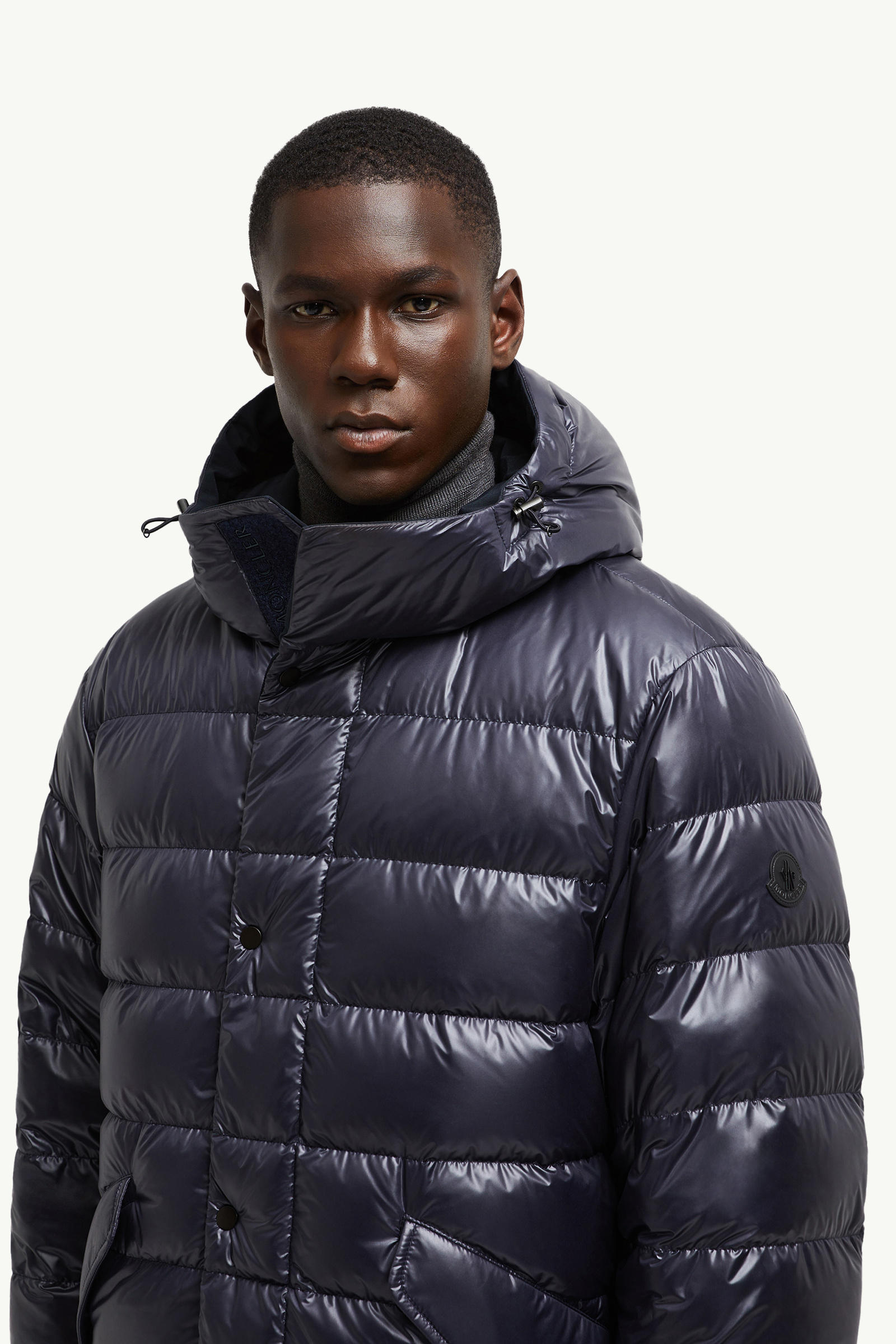 Fowey Reversible Hooded Short Down Jacket Men Navy Blue Moncler 8