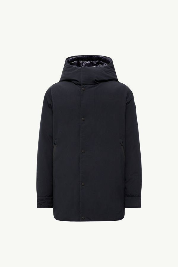 Fowey Reversible Hooded Short Down Jacket Men Navy Blue Moncler 2