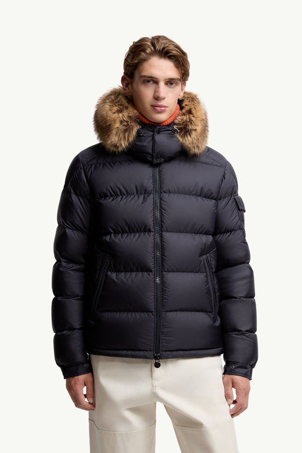 Doudoune courte à capuche Mayaf Hommes Bleu marine Moncler 3