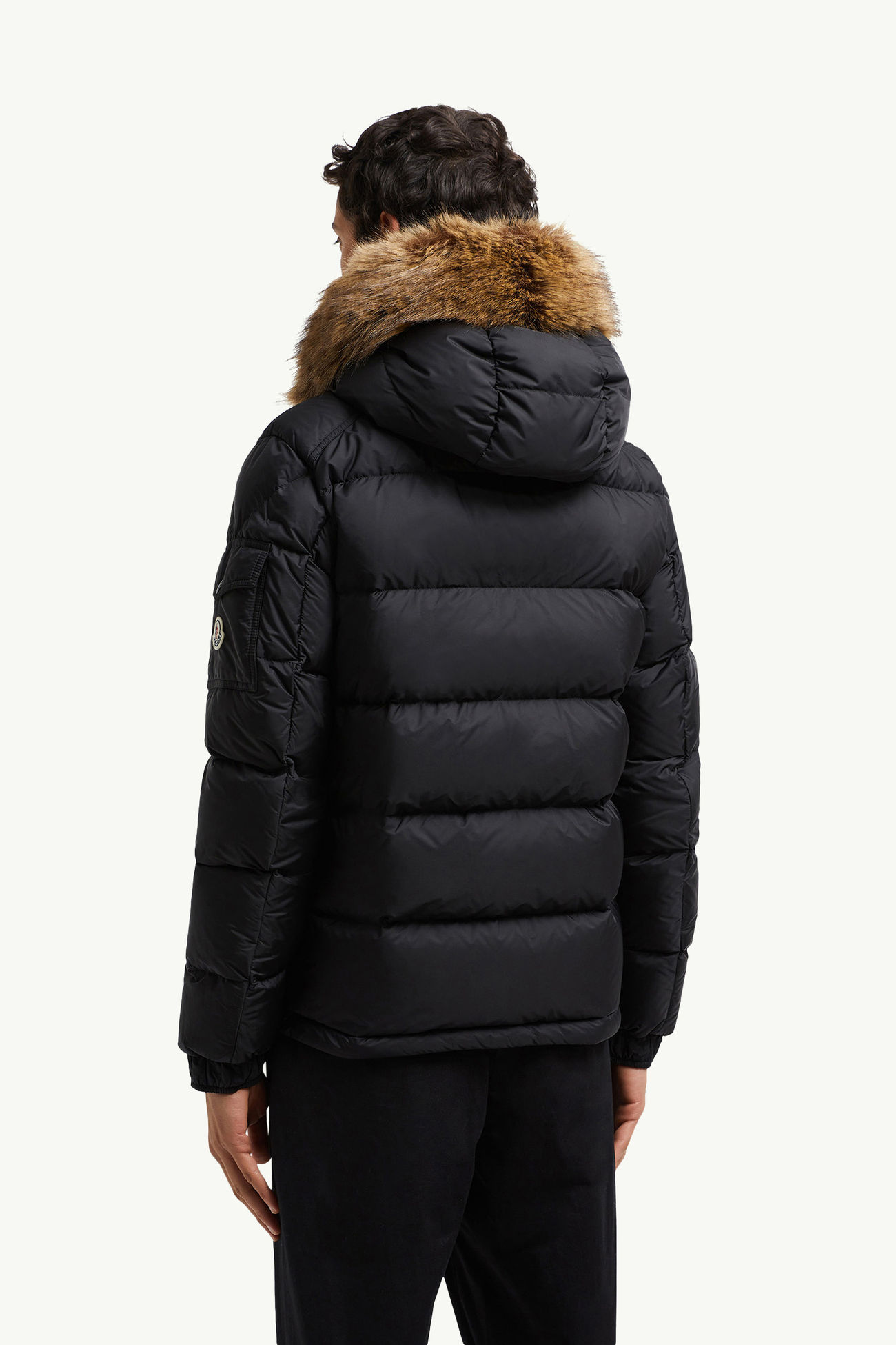 Mayaf連帽短身羽絨外套 男士 黑色 Moncler 4