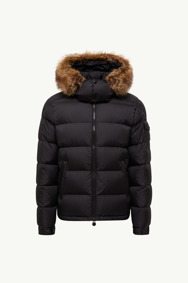 Mayaf Hooded Short Down Jacket Men Black Moncler 2