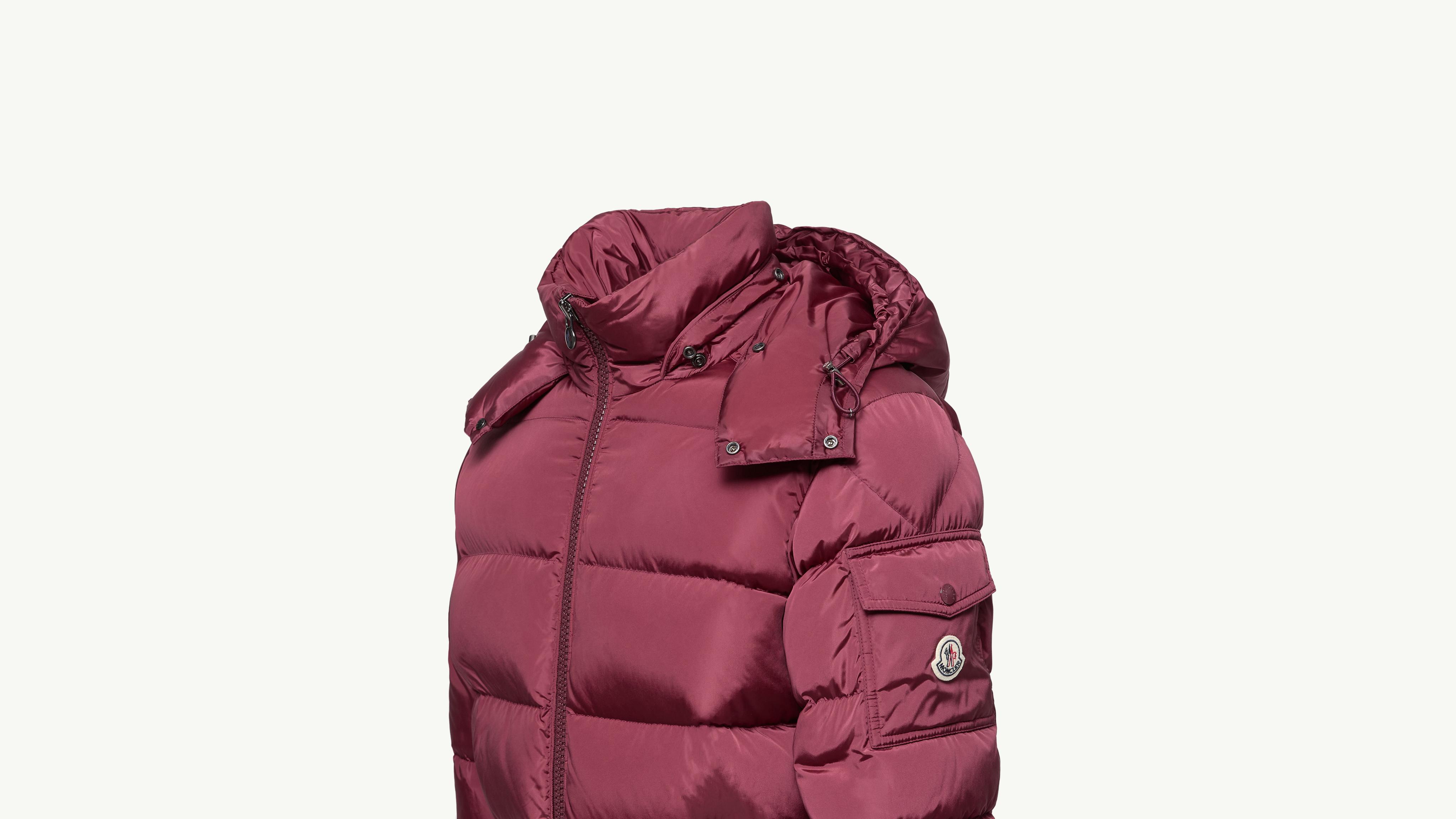 MONCLER ダウンジャケットバーガンディ バーガンディー Moncler Mayaショートダウンジャケット : ショート