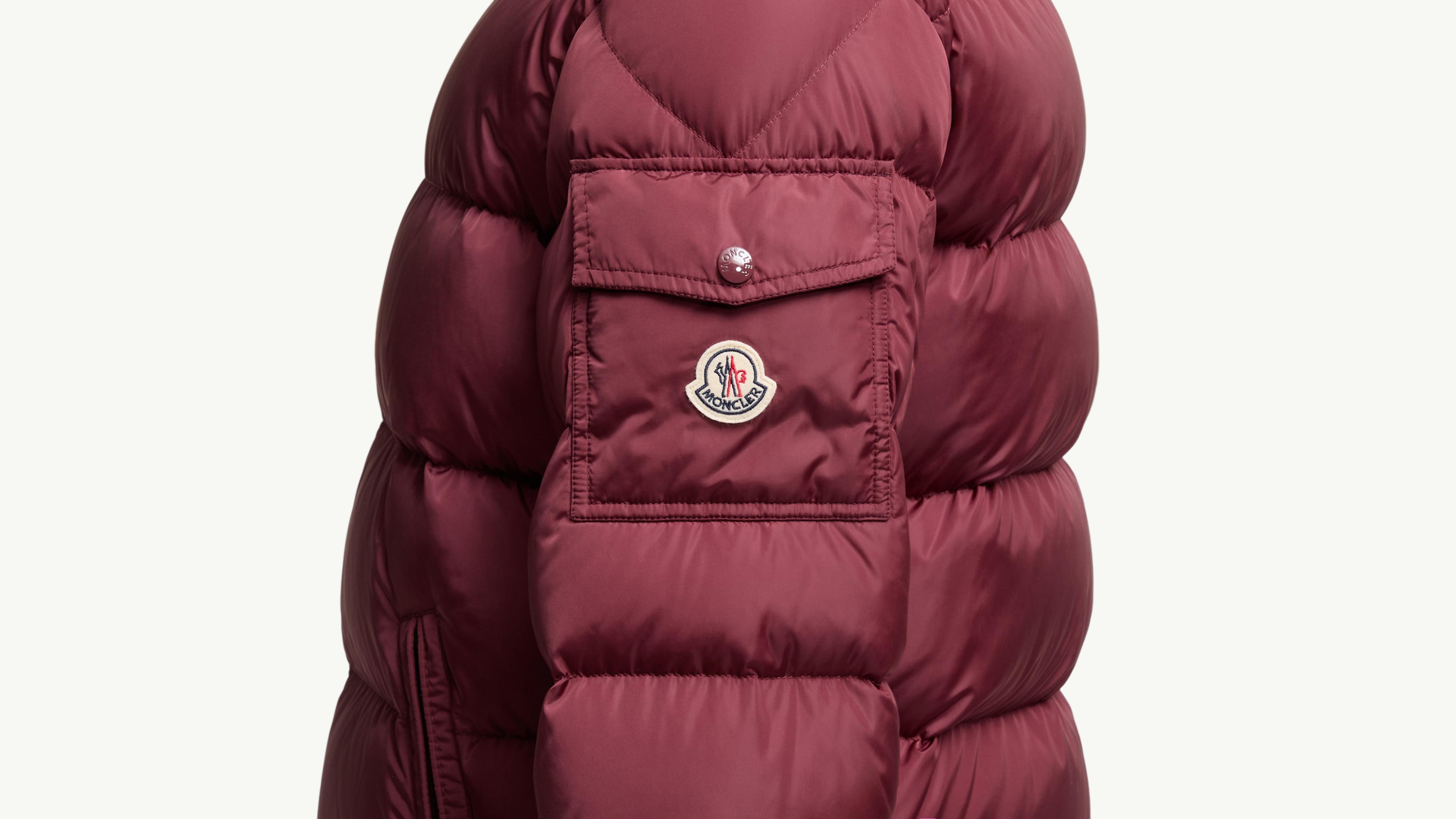 MONCLER ダウンジャケットバーガンディ バーガンディー Moncler Mayaショートダウンジャケット : ショート