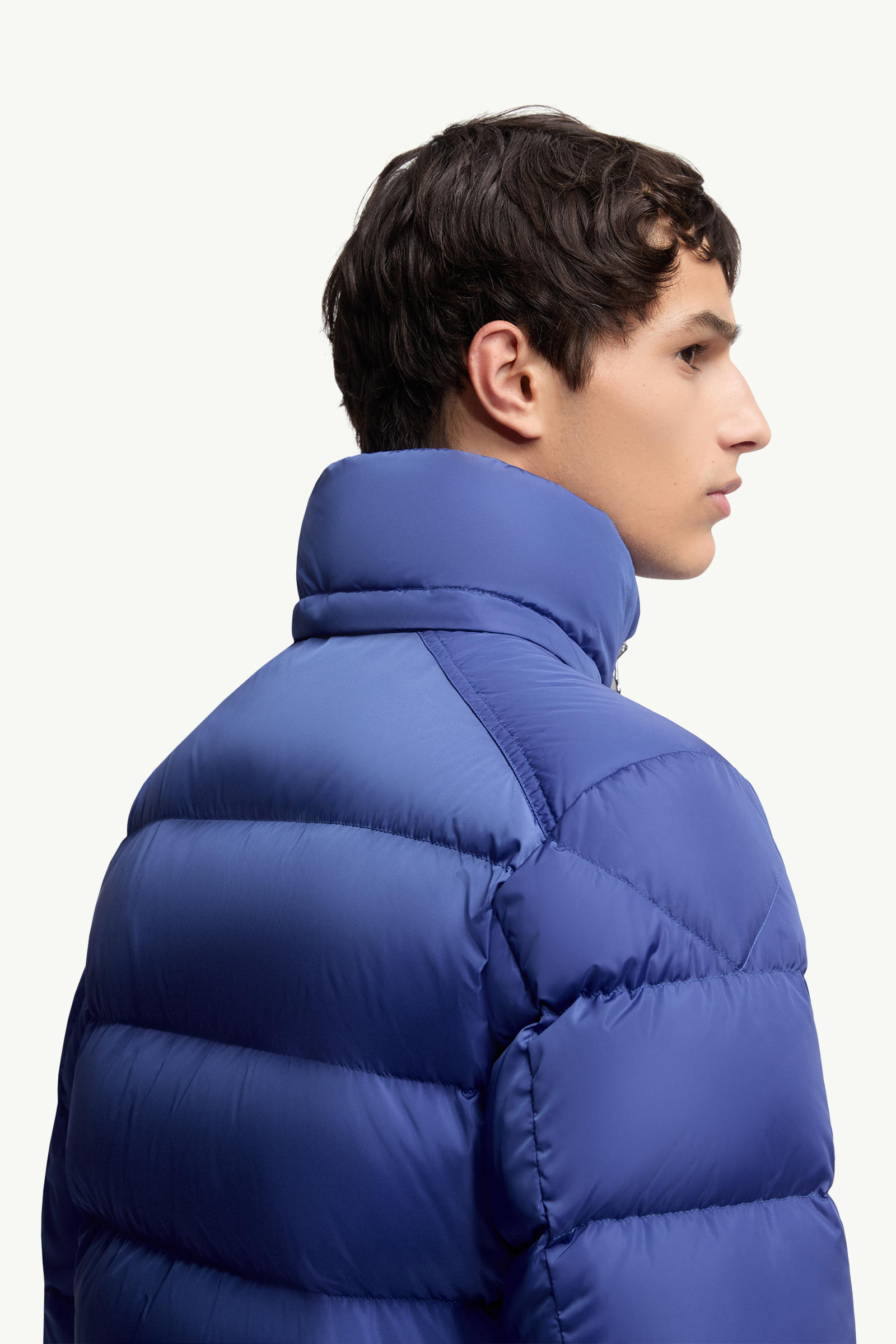 Moncler Maya Matte Short Down Jacket Men Electric Blue Moncler 5