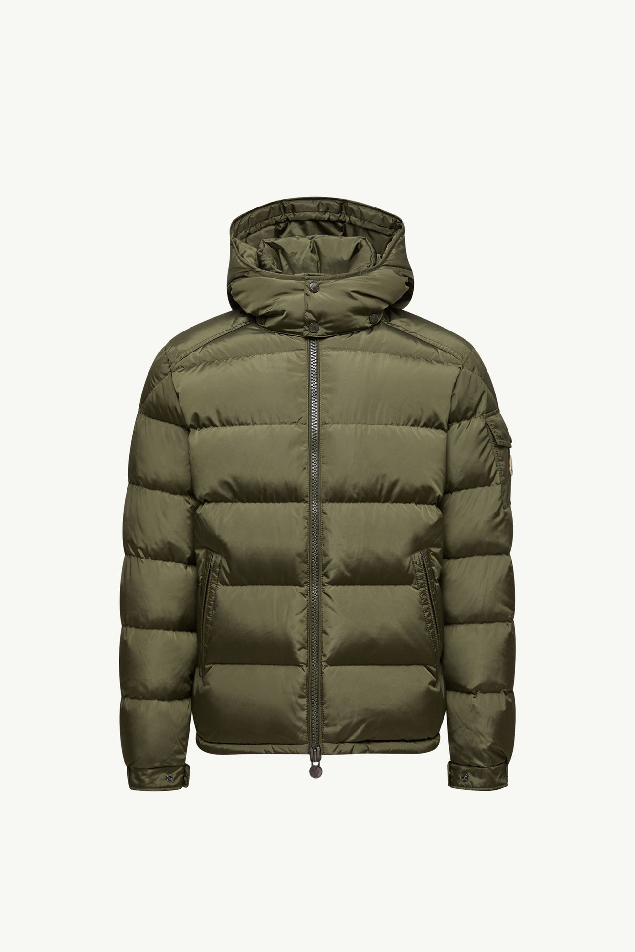 Plumífero corto mate Moncler Maya Hombre Verde Oliva Moncler 2