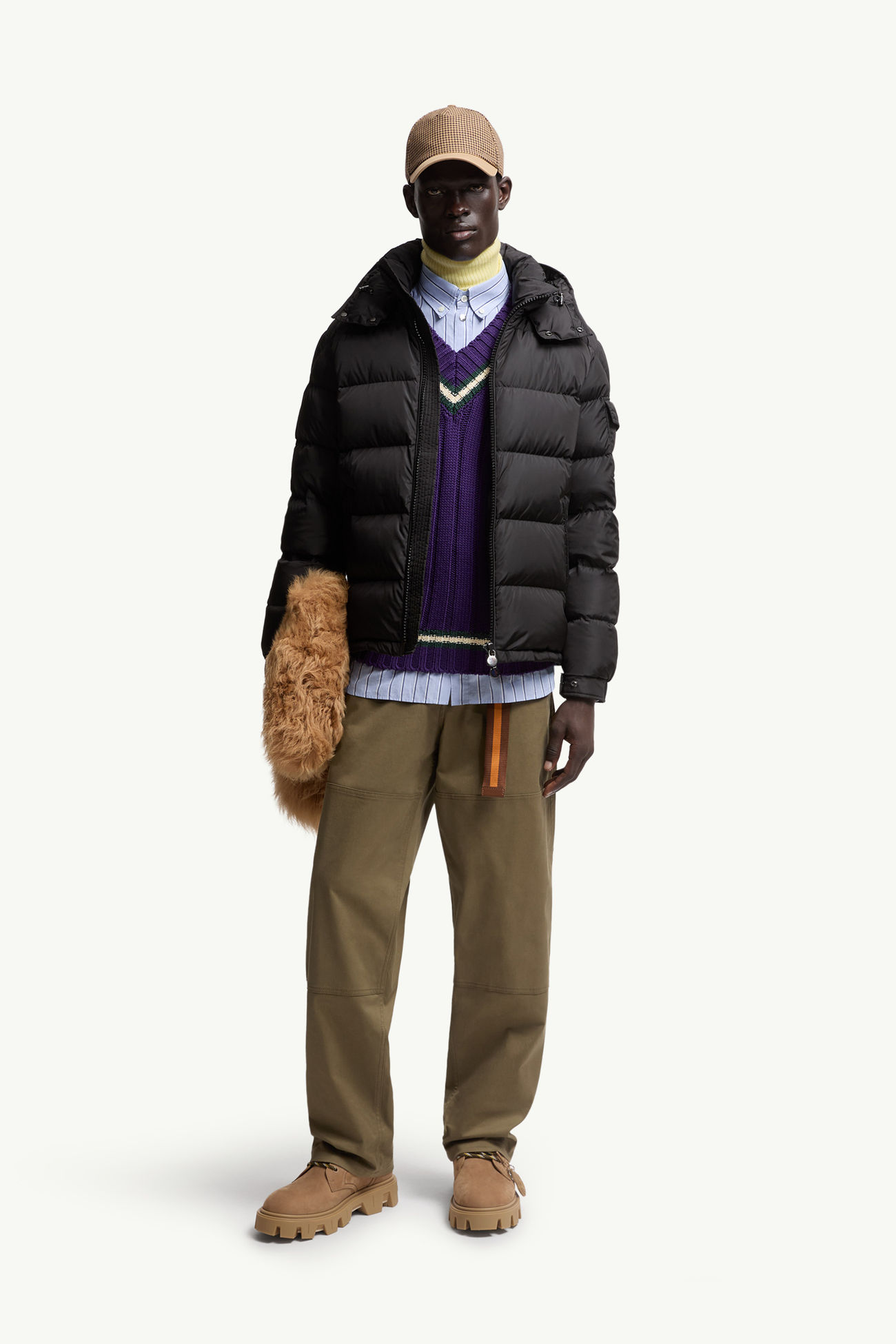 Moncler Maya Matte Short Down Jacket Men Black Moncler 0